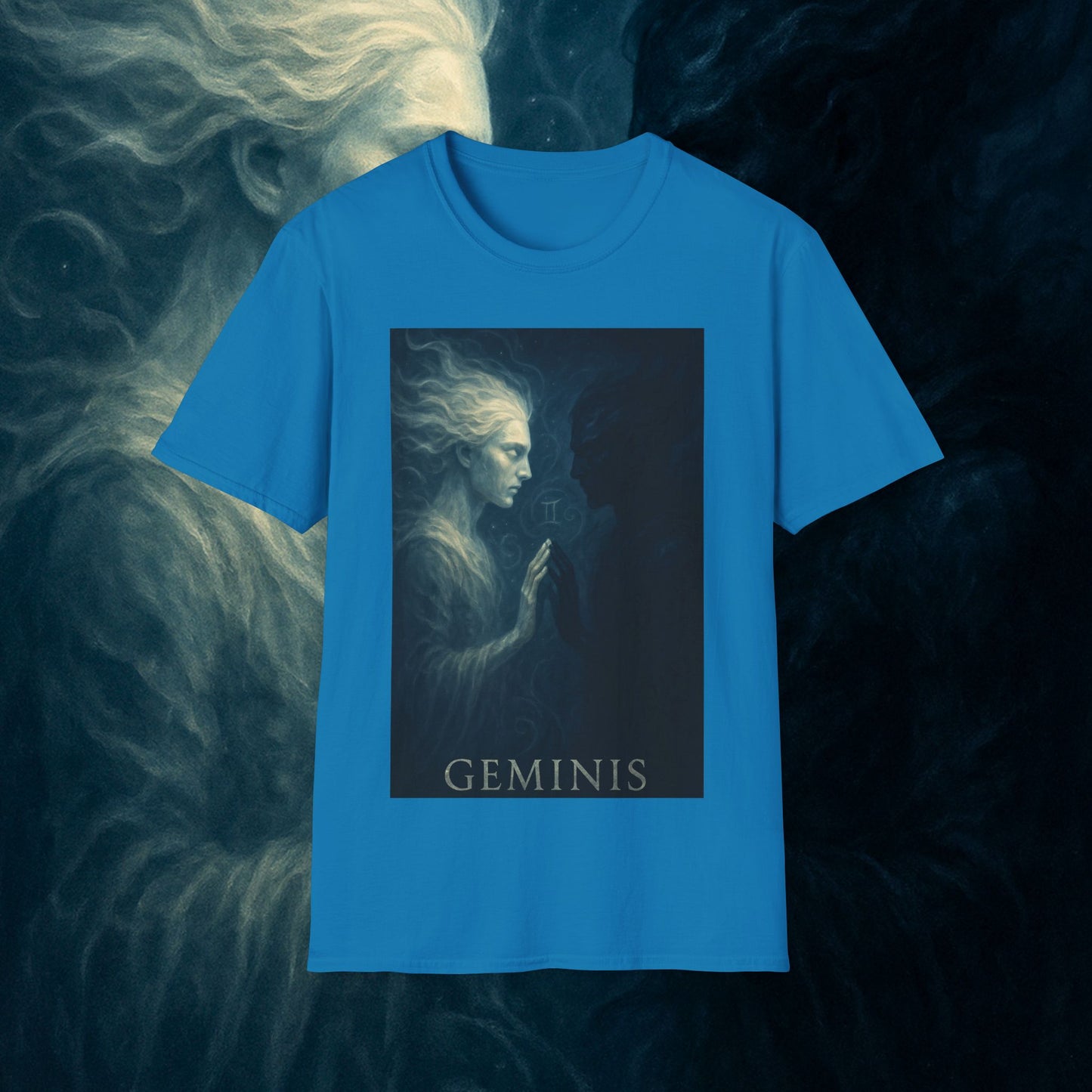 "Camiseta ♊ Géminis — Reflejo del alma dividida"