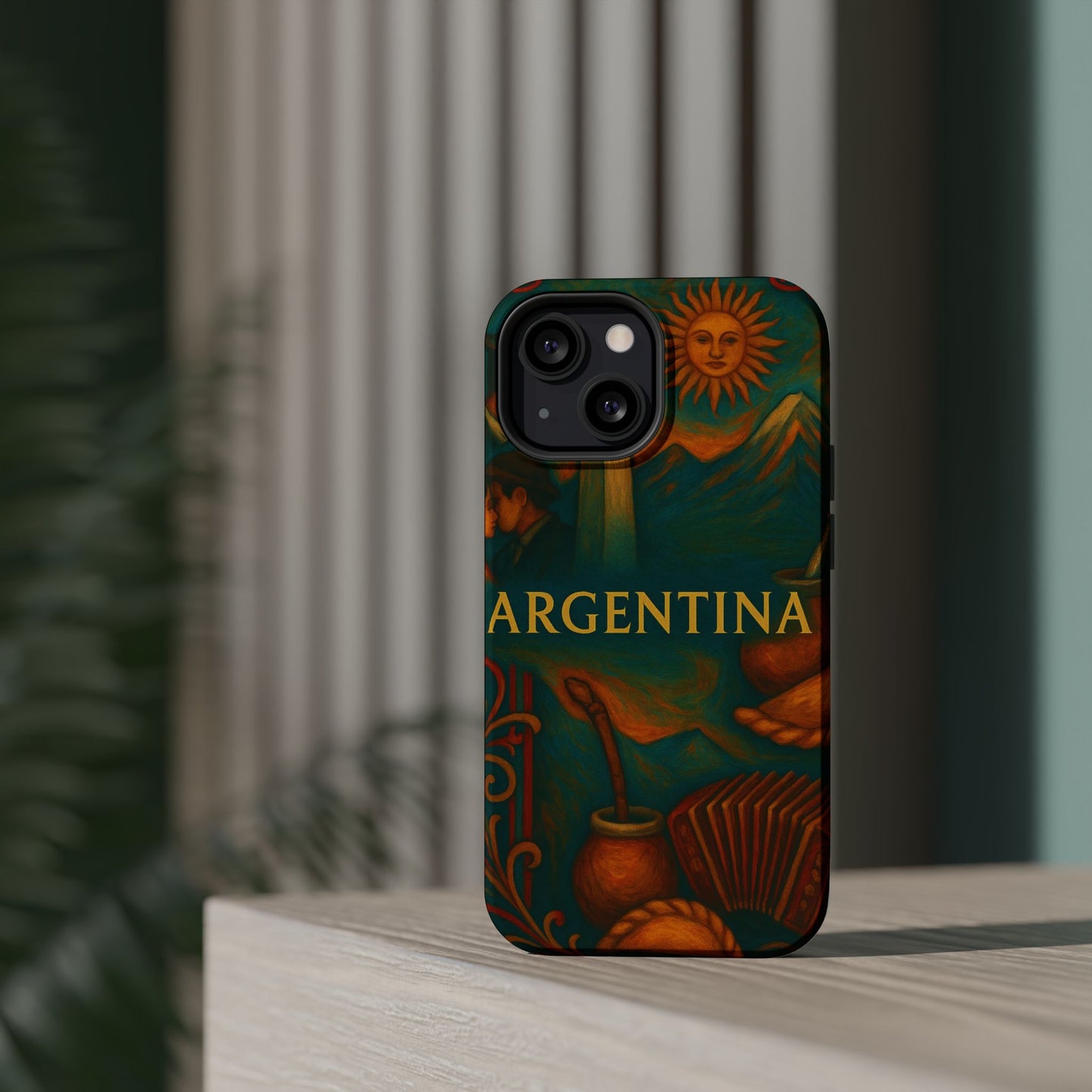 "Funda Magnética Reforzada Argentina: Pasión, Tradición y Tierra de Sueños🔥🏞️"
