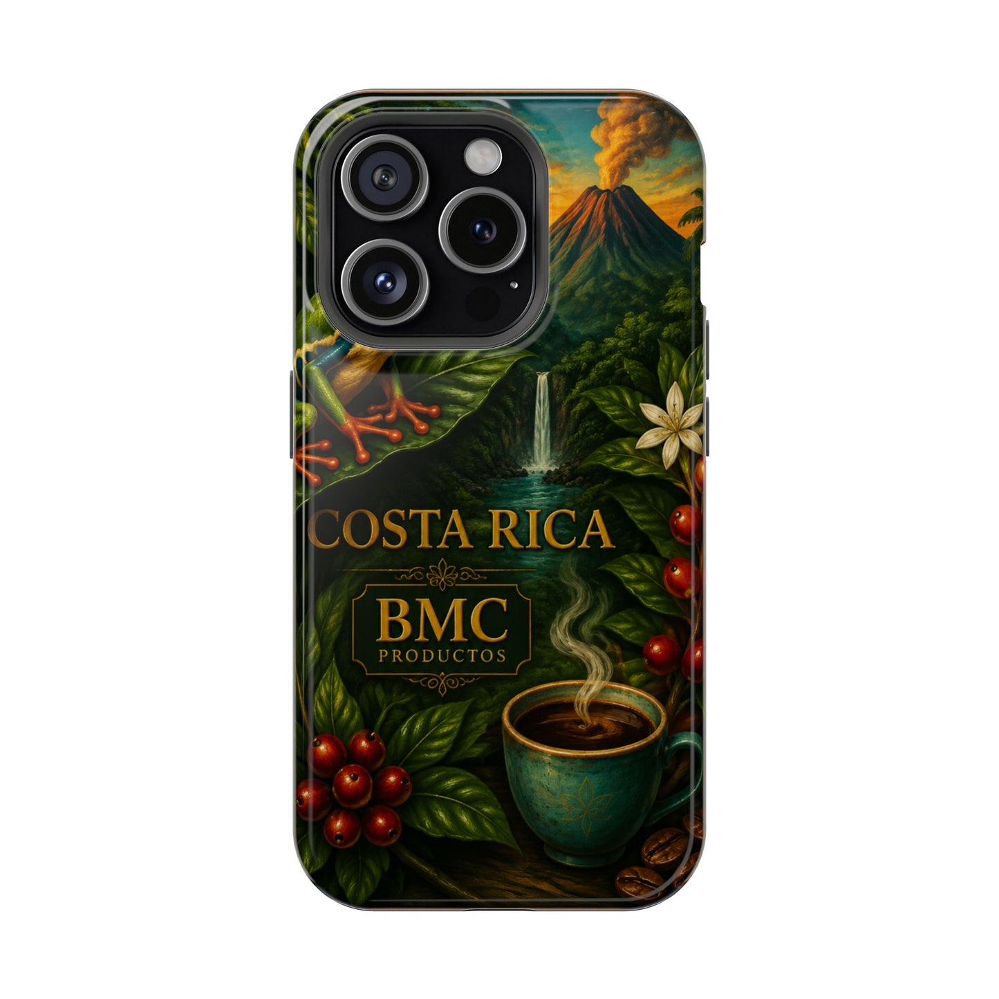 "Funda Magnética Reforzada Magnética Reforzada Costa Rica: Pura Vida entre Volcanes y Selvas 🌋🌴🦜"