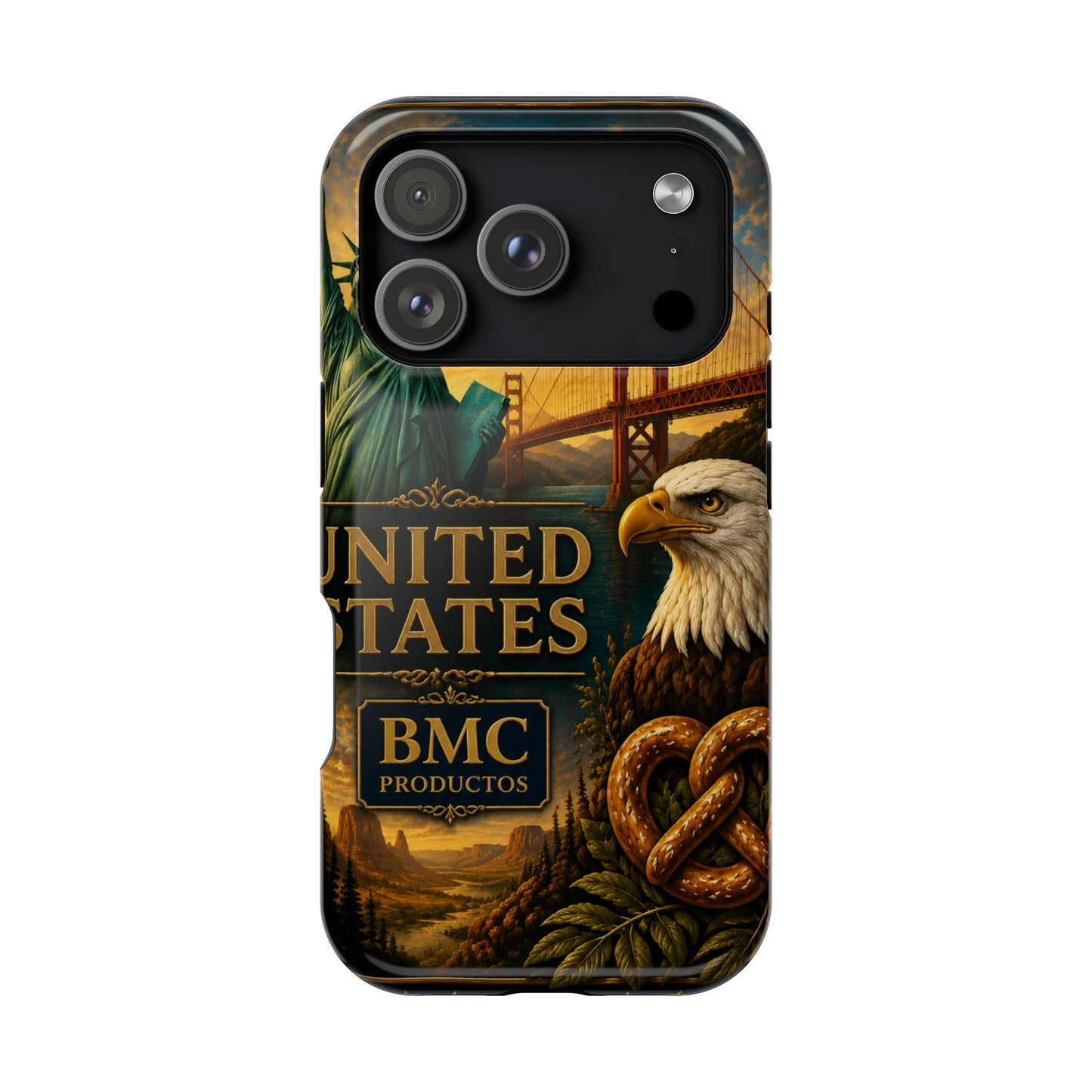 "Funda Magnética Reforzada Estados Unidos: Sueños, Libertad y Grandes Horizontes 🗽🏜️🌆"