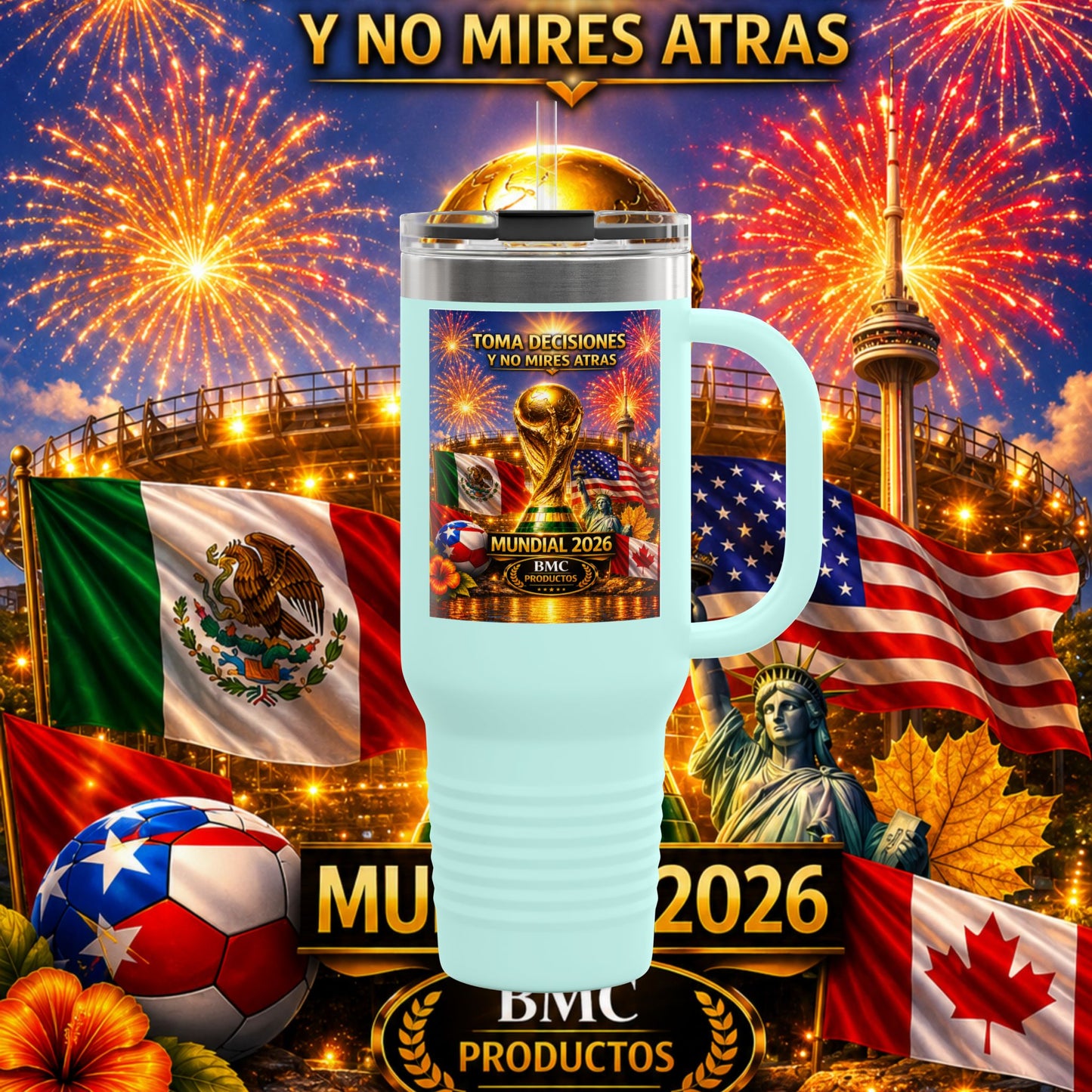 "taza de Viaje Aislada mundial 2026 dia"