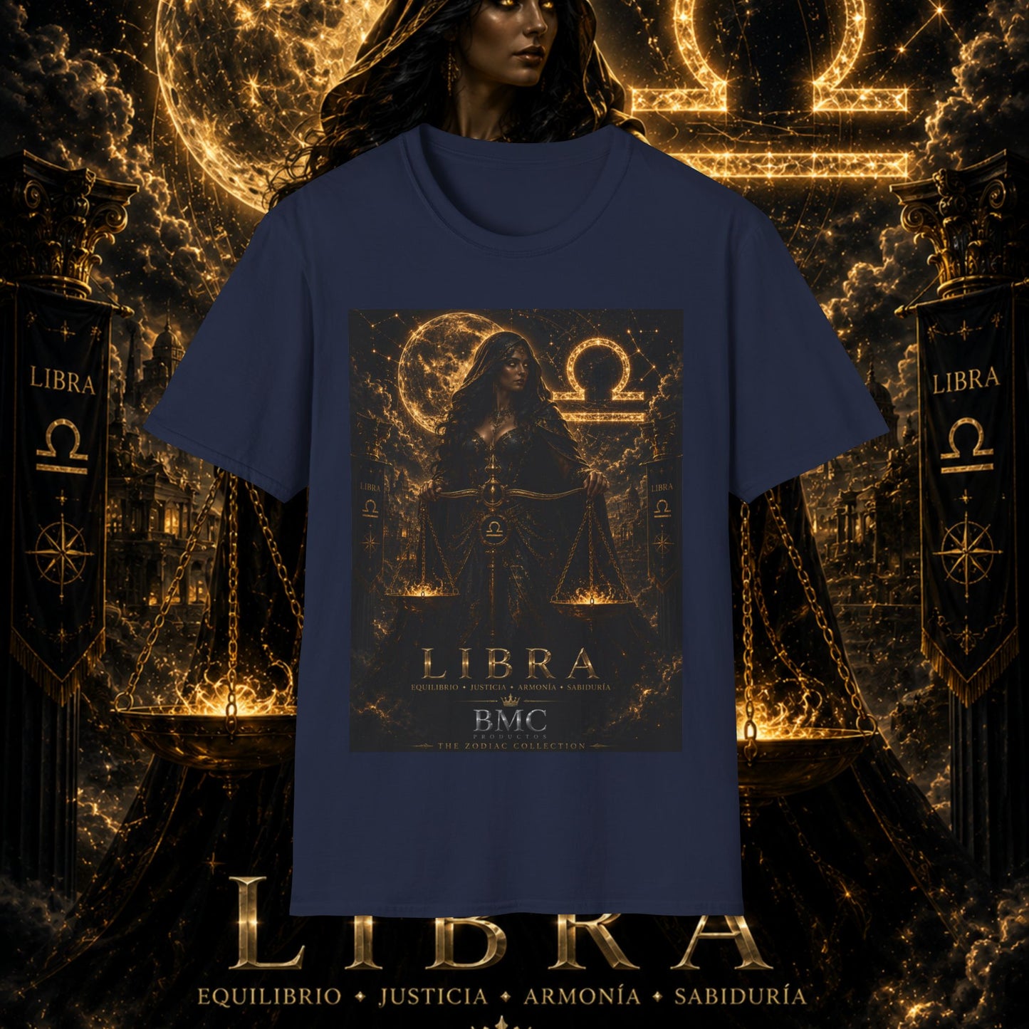 "Camiseta LIBRA – La Guardiana del Equilibrio"