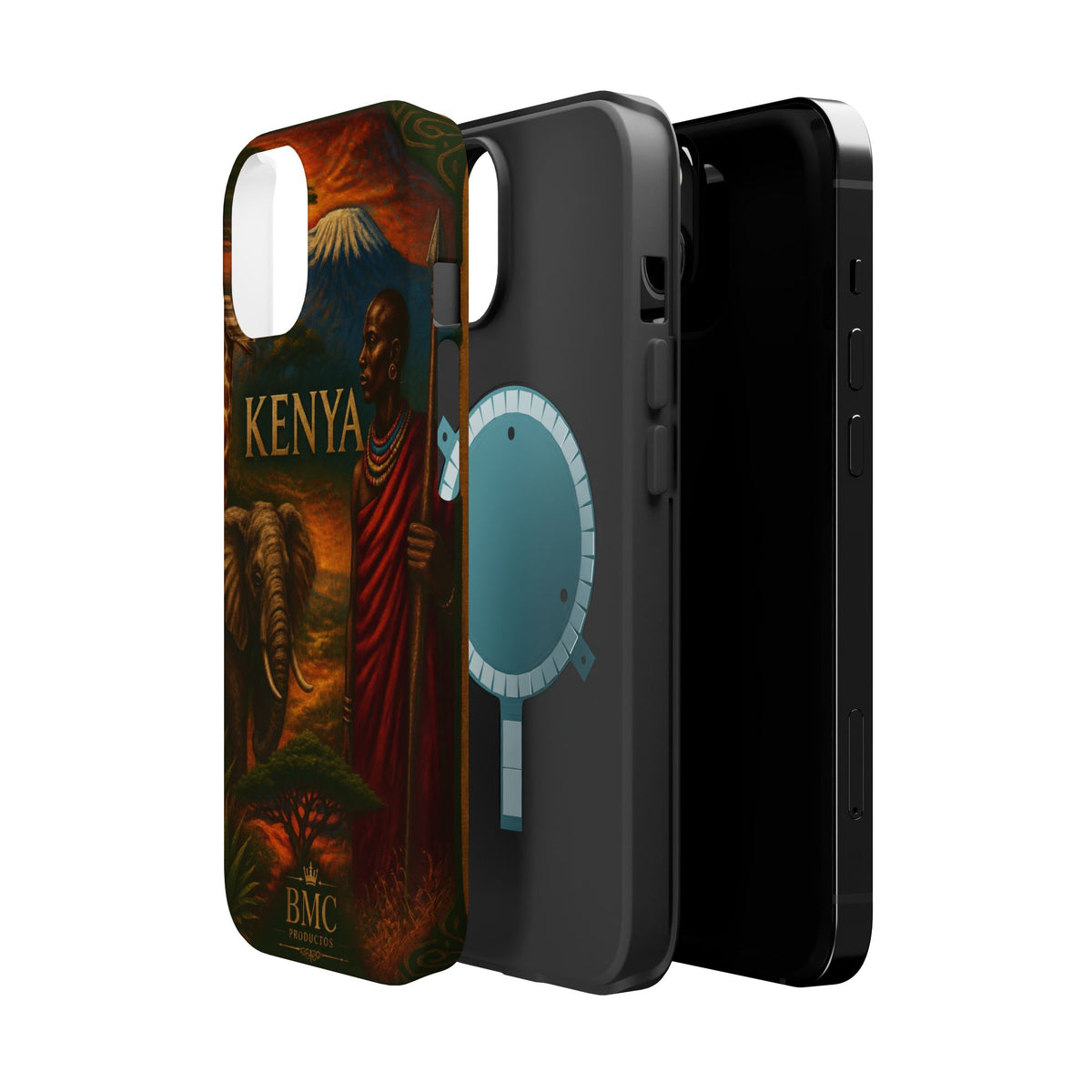 "Reinforced Magnetic Case Kenya: Wild Adventure and Land of Infinite Horizons 🦁🌄🏕️"