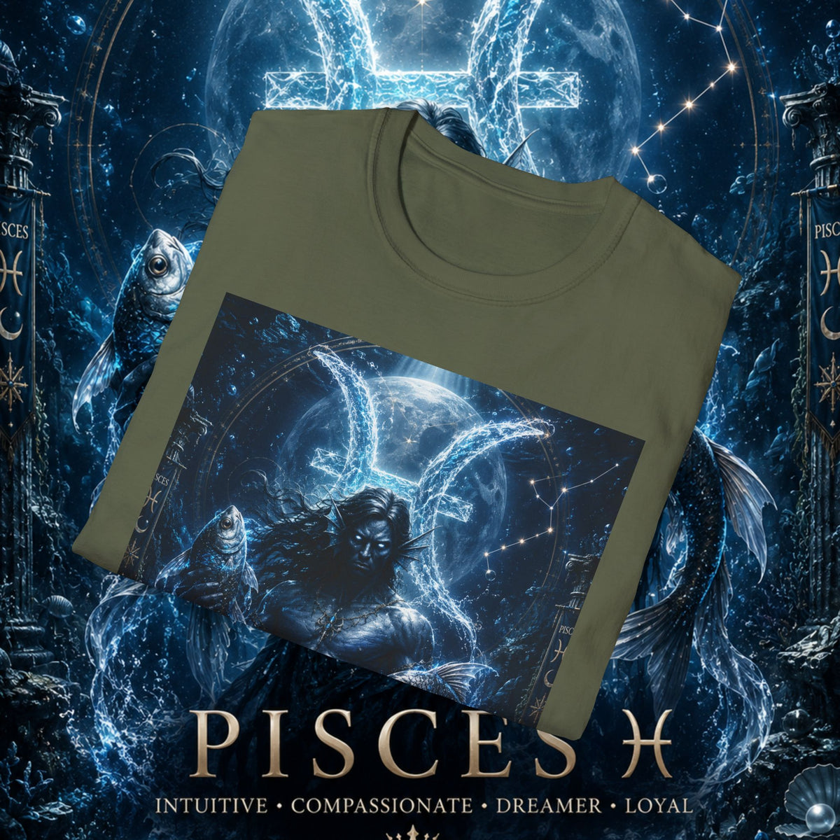 "Camiseta Piscis — El Guardián de las Profundidades"