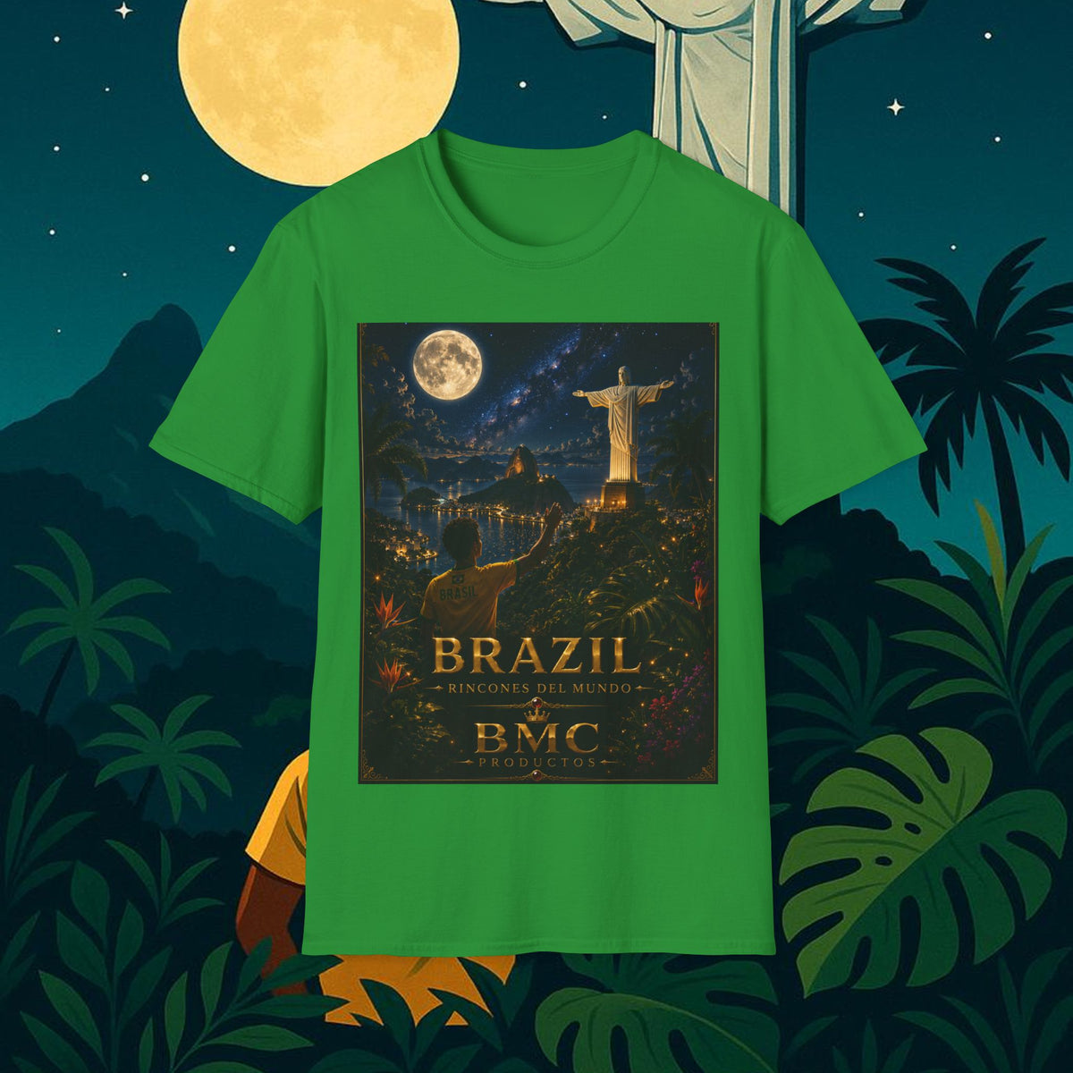 "Camiseta Brasil: Ritmo, Naturaleza y Alegría Infinita 🎶🌴🏖️"