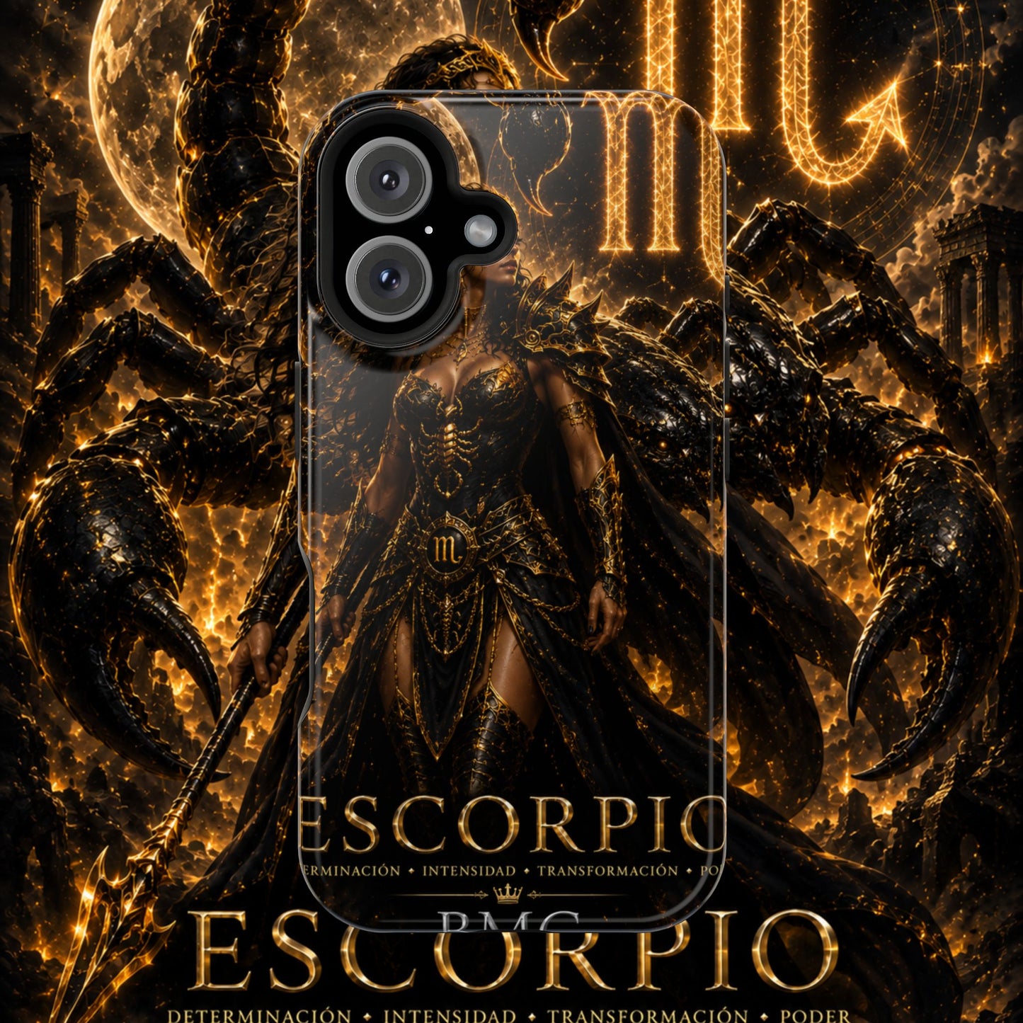 "Funda Magnética Reforzada ESCORPIO M –La Vigilante de las Sombras"