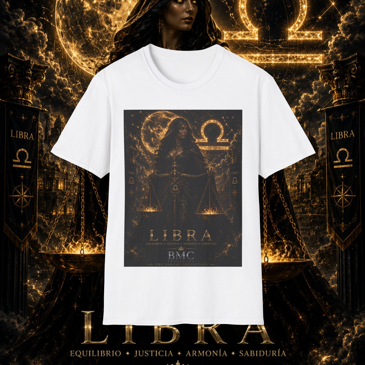 "Camiseta LIBRA – La Guardiana del Equilibrio"