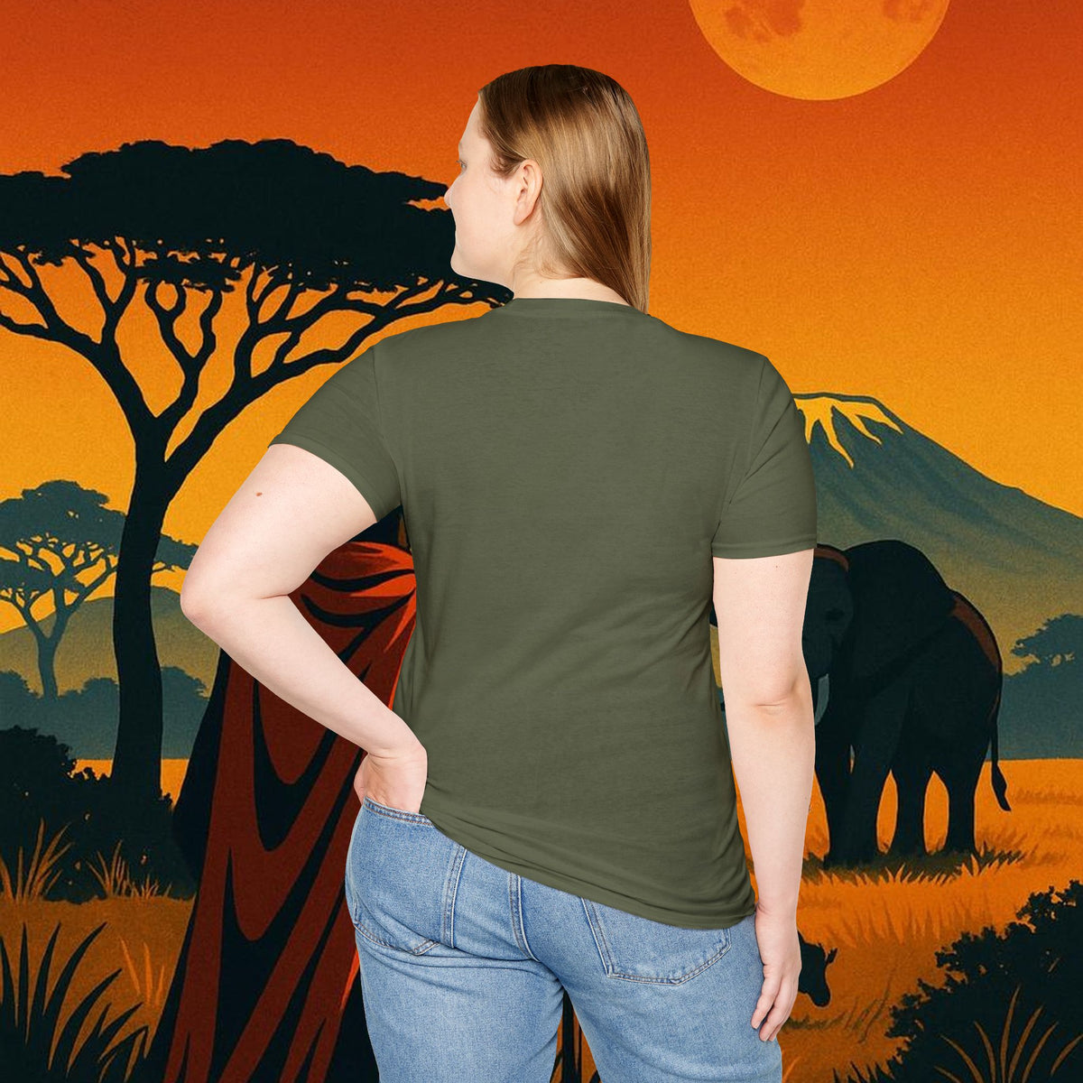 "Camiseta Kenia: Aventura Salvaje y Tierra de Horizontes Infinitos 🦁🌄🏕️"