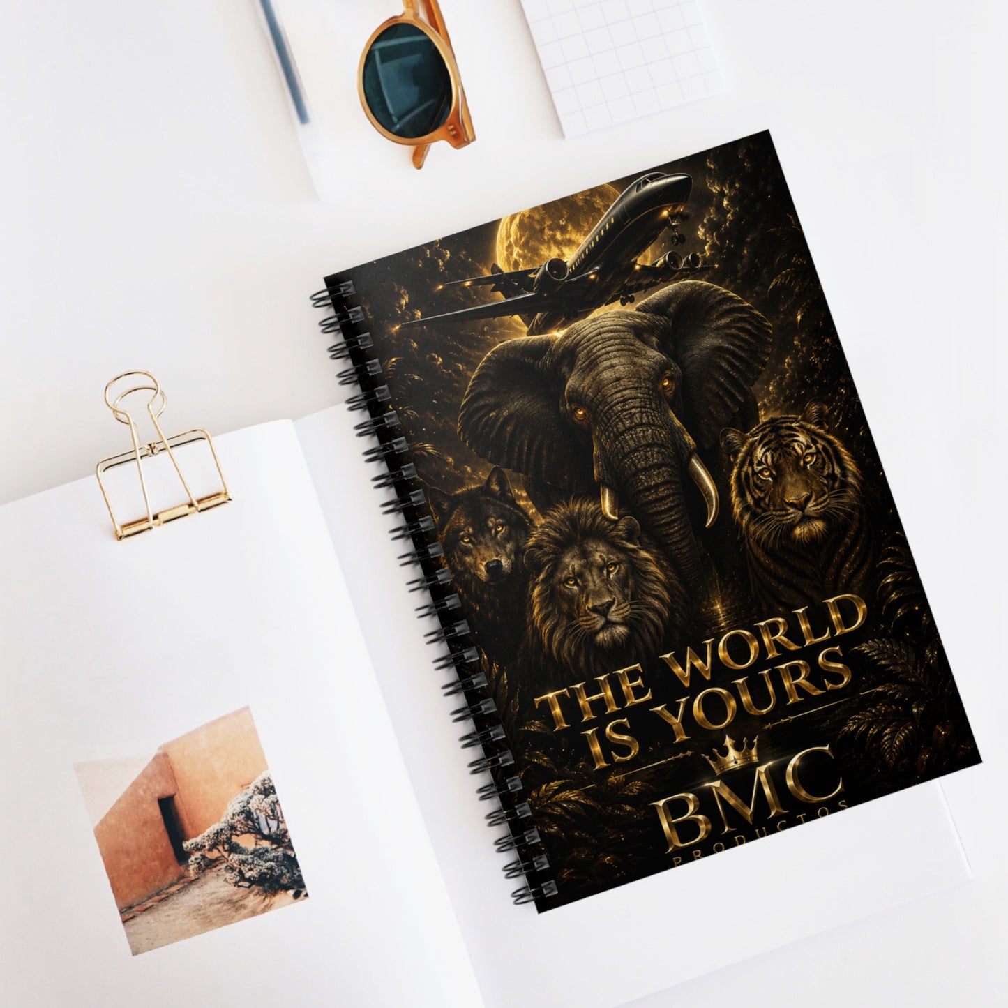 “Libreta El mundo es tuyo"🌍✨