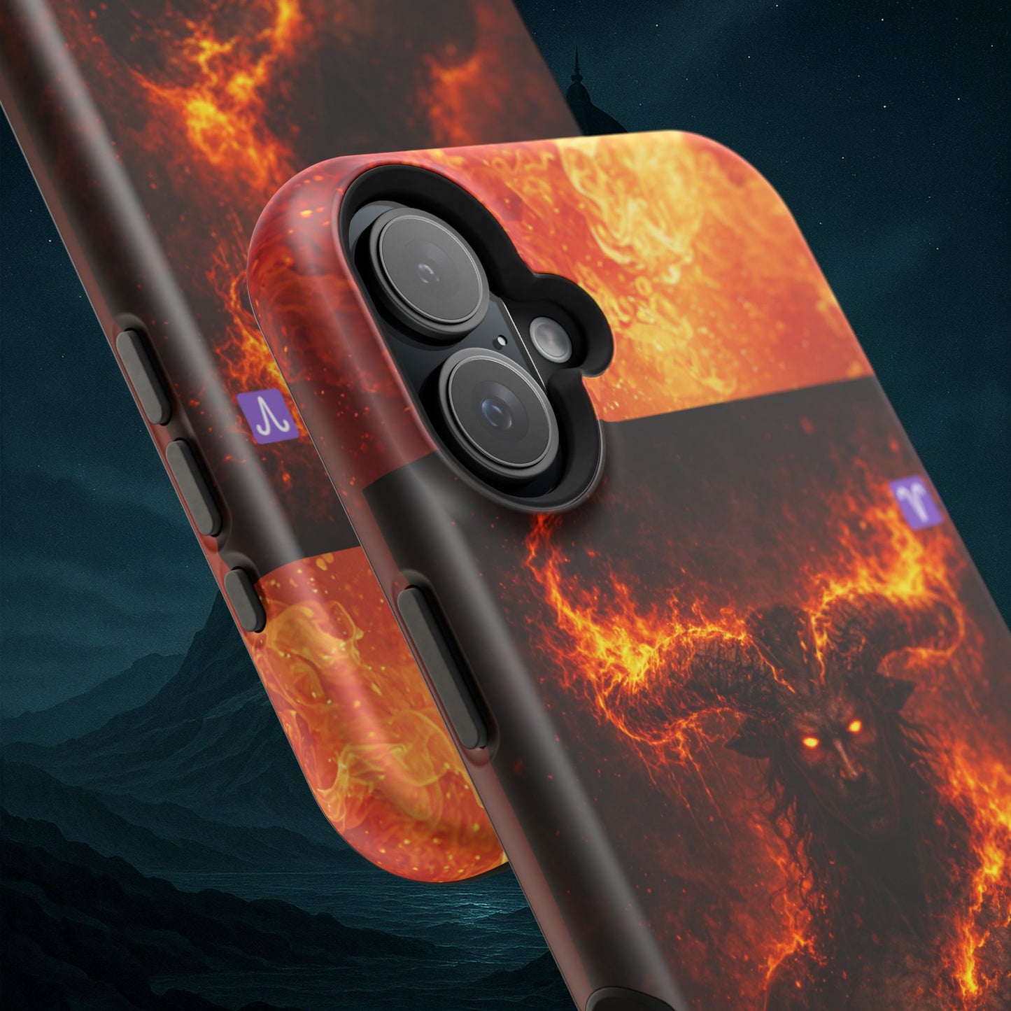 "Funda Magnética Reforzada ♈ Aries — Espíritu de fuego"
