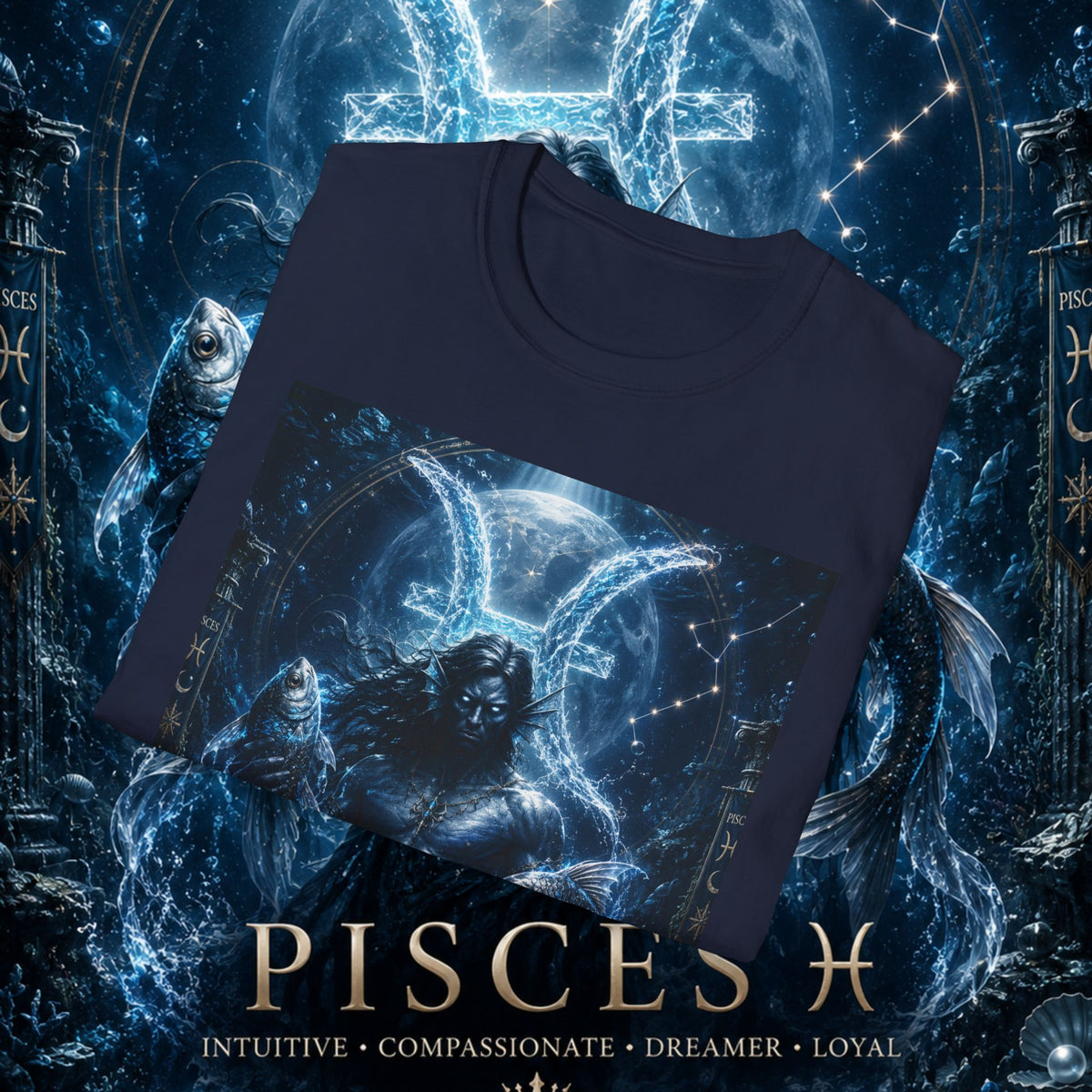 "Camiseta Piscis — El Guardián de las Profundidades"