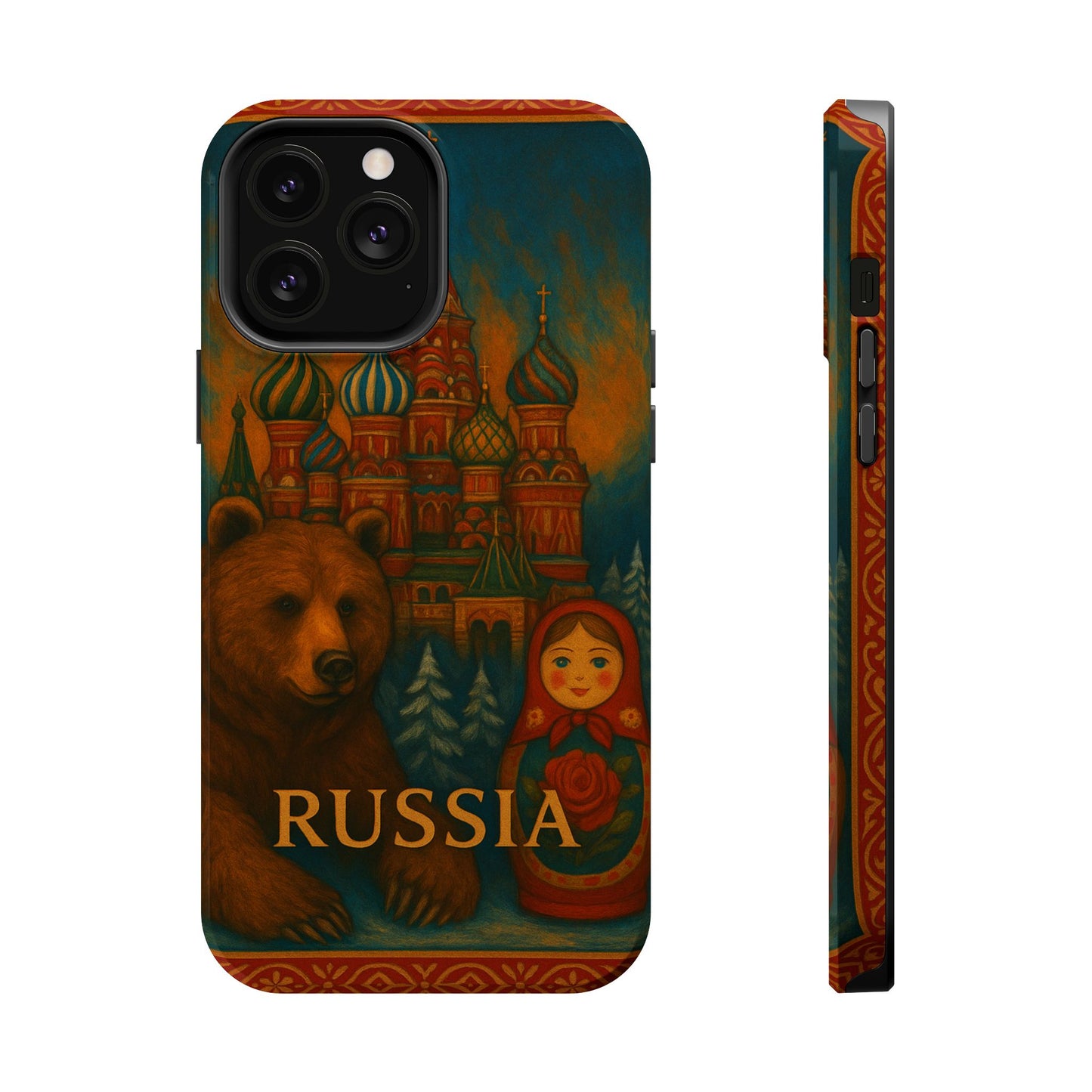 "Reinforced Magnetic Case Russia❄️ – Land of history, mystery, and grandeur"