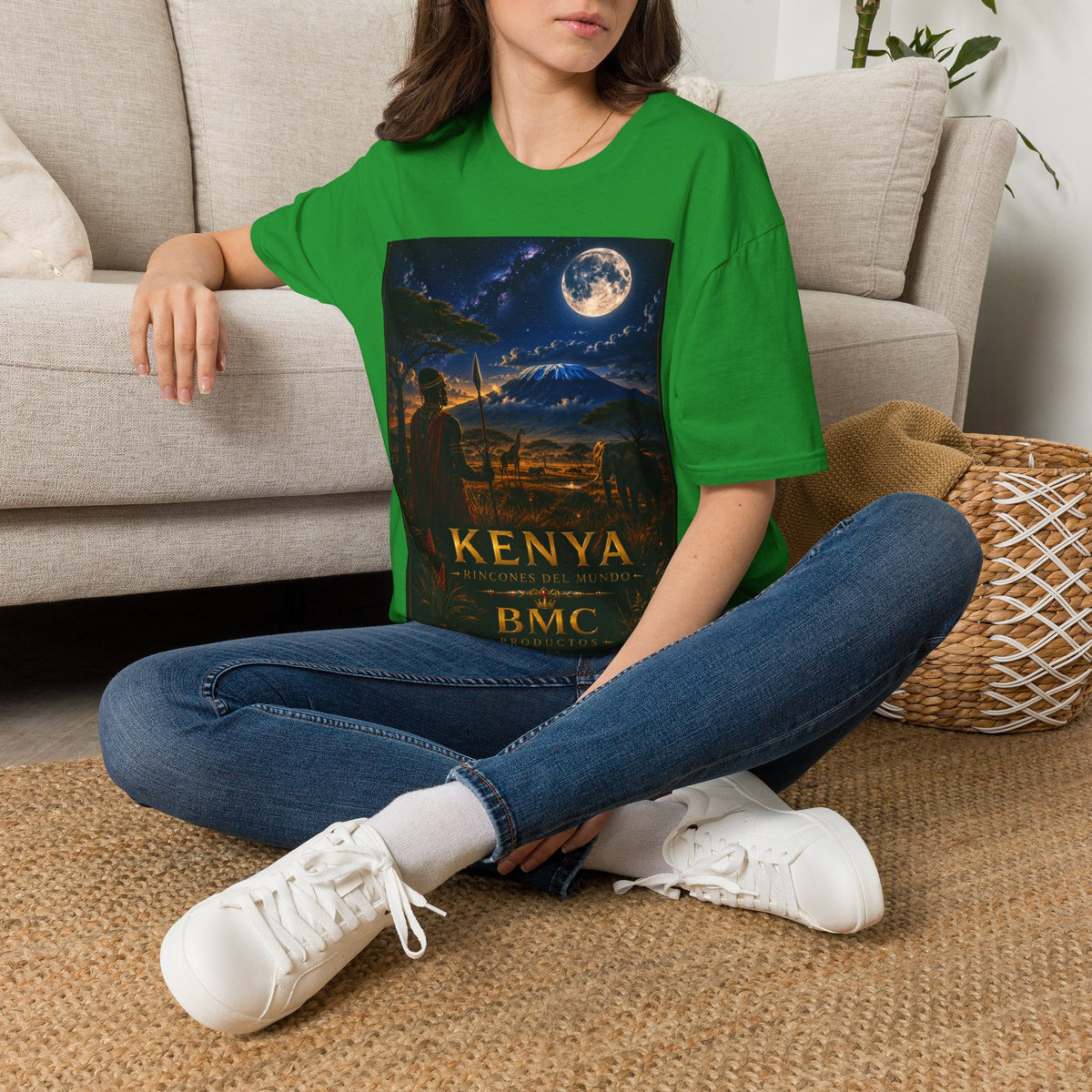 "Camiseta Kenia: Aventura Salvaje y Tierra de Horizontes Infinitos 🦁🌄🏕️"