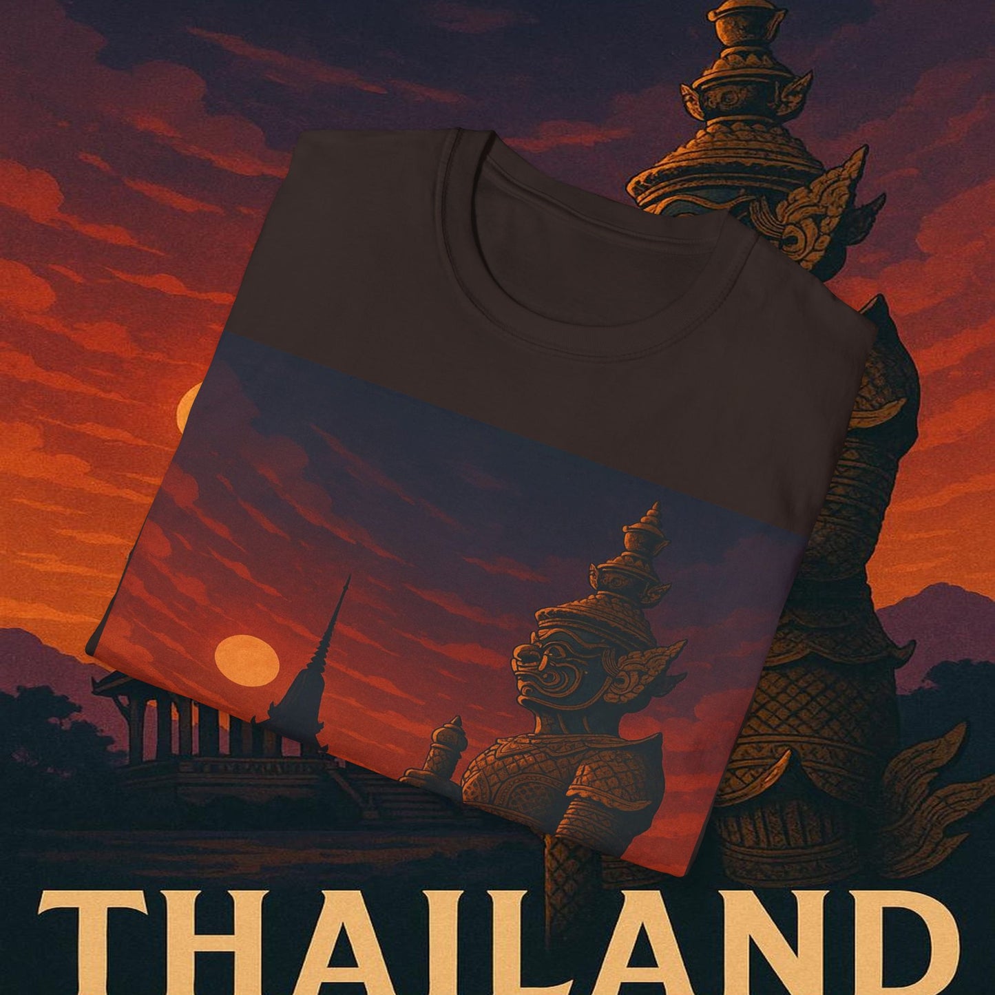"Camiseta Thailand🌴 – El Reino de las Sonrisas y la Aventura"