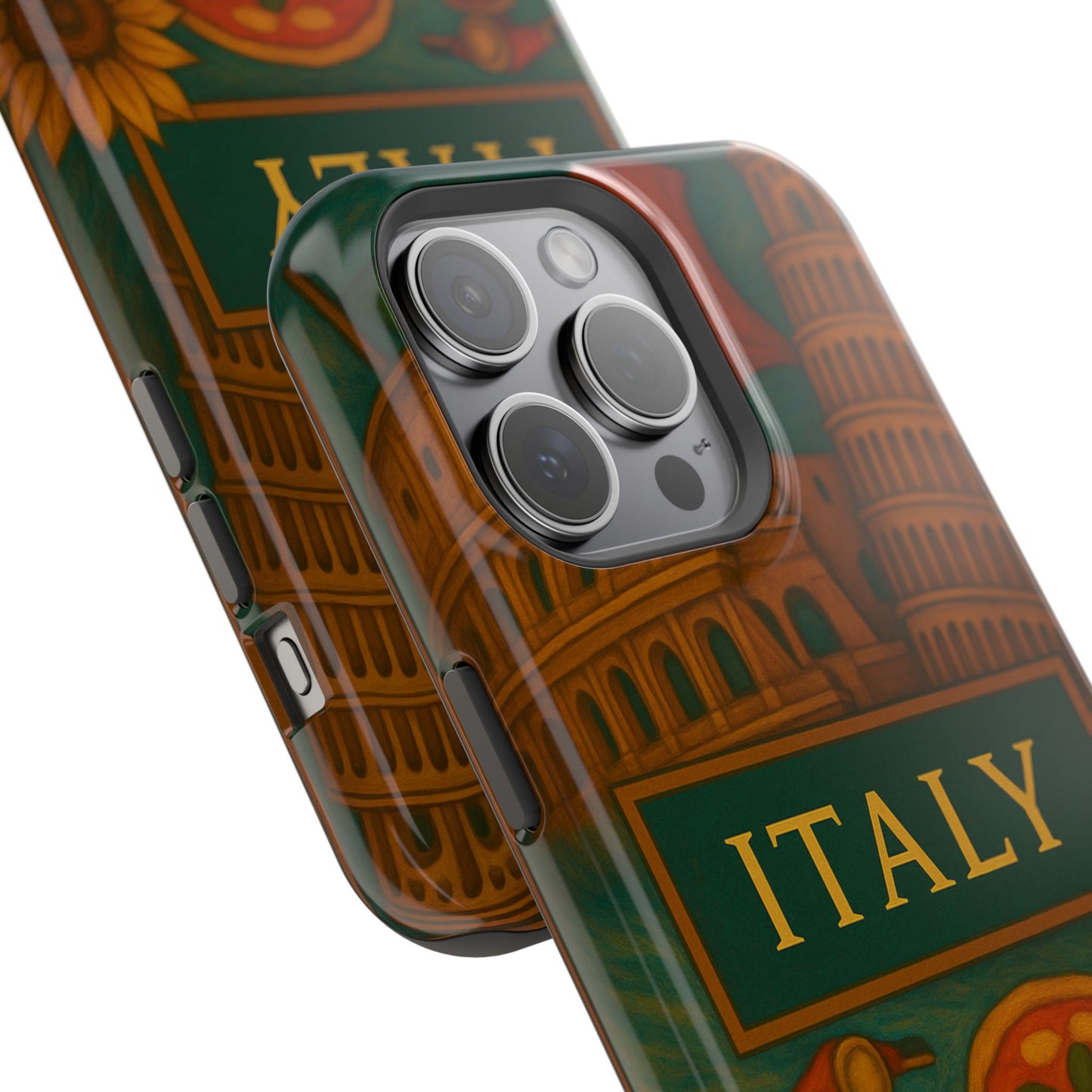 "Funda Magnética Reforzada Magnética Reforzada Italia: Arte, Pasión y Sabores Eternos 🎨🍝🏛️"
