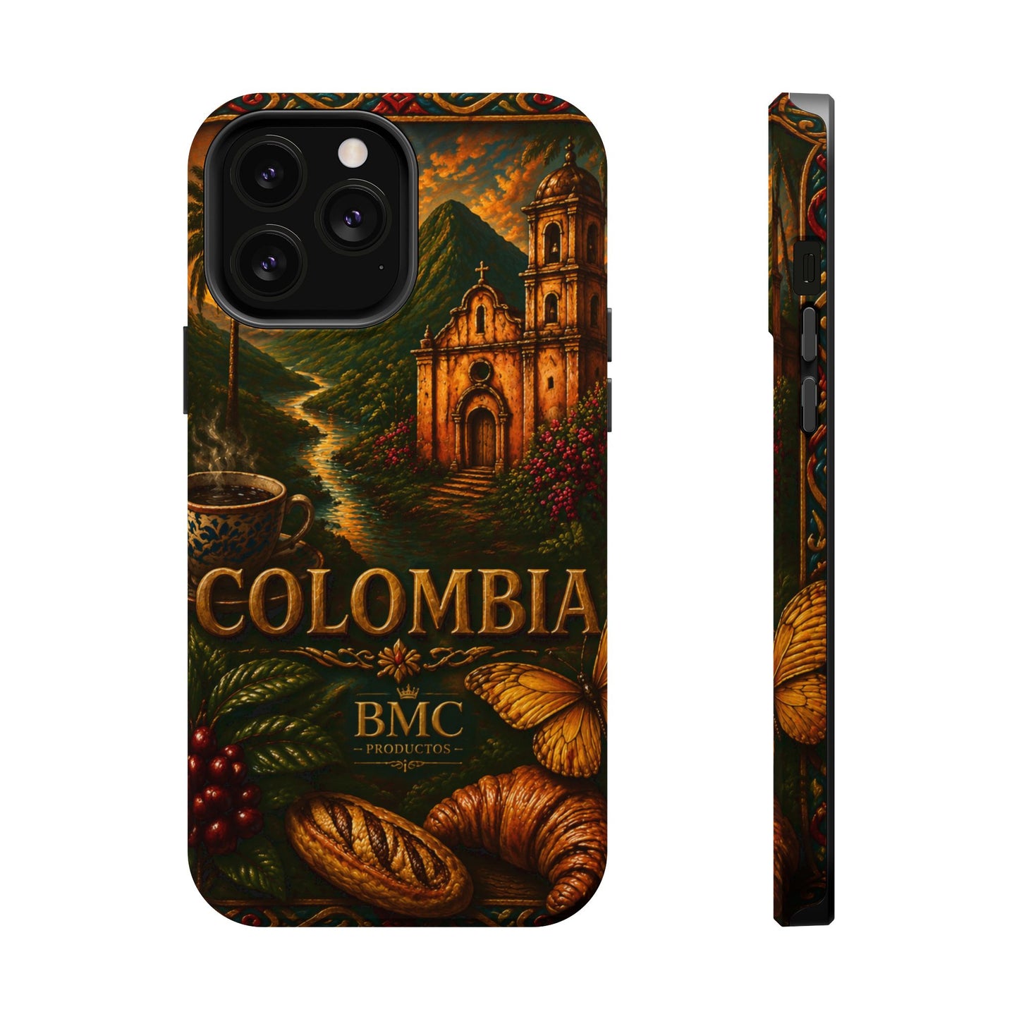 "Funda Magnética Reforzada Colombia: Magia de Colores, Café y Tradición ☕🎨🌄"