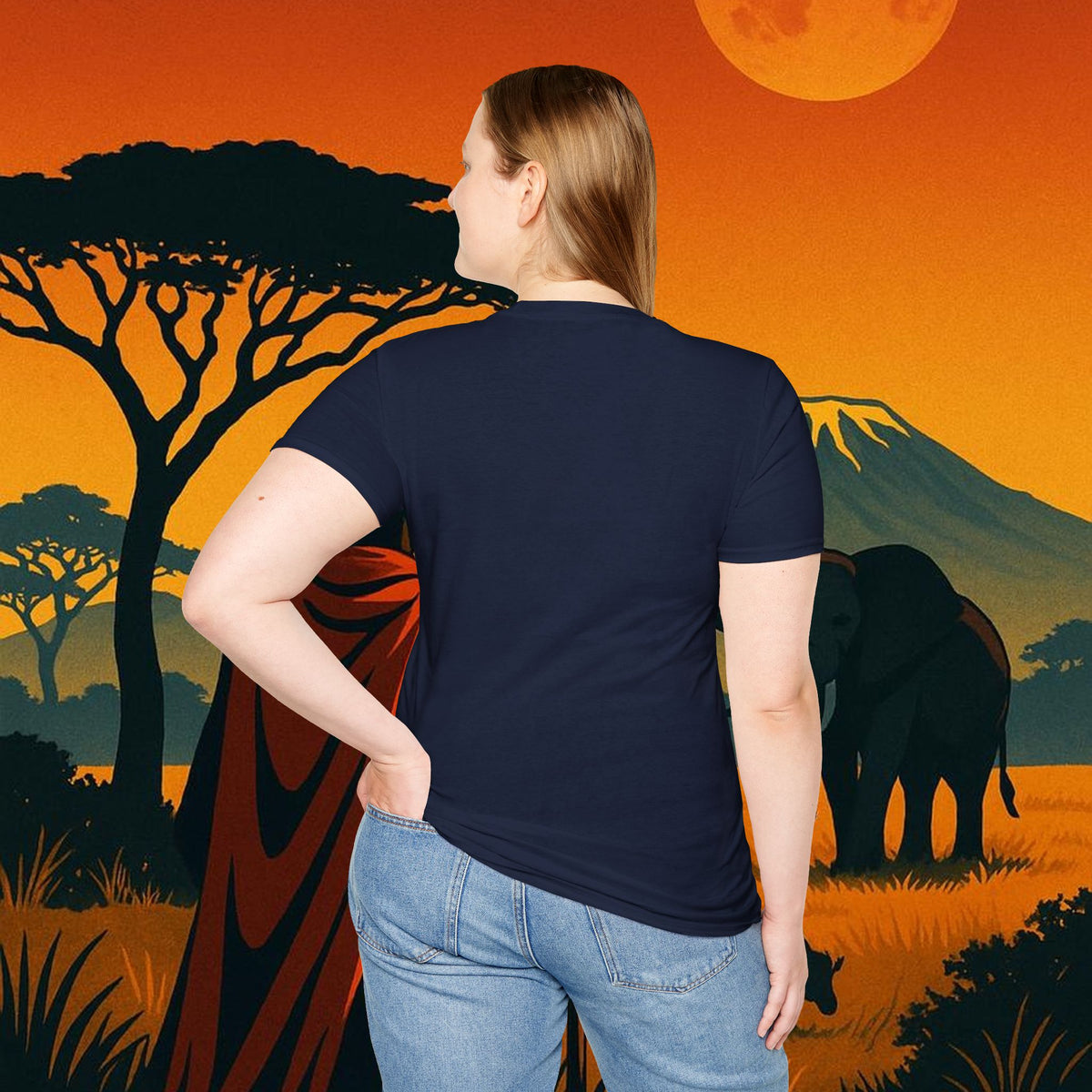 "Camiseta Kenia: Aventura Salvaje y Tierra de Horizontes Infinitos 🦁🌄🏕️"