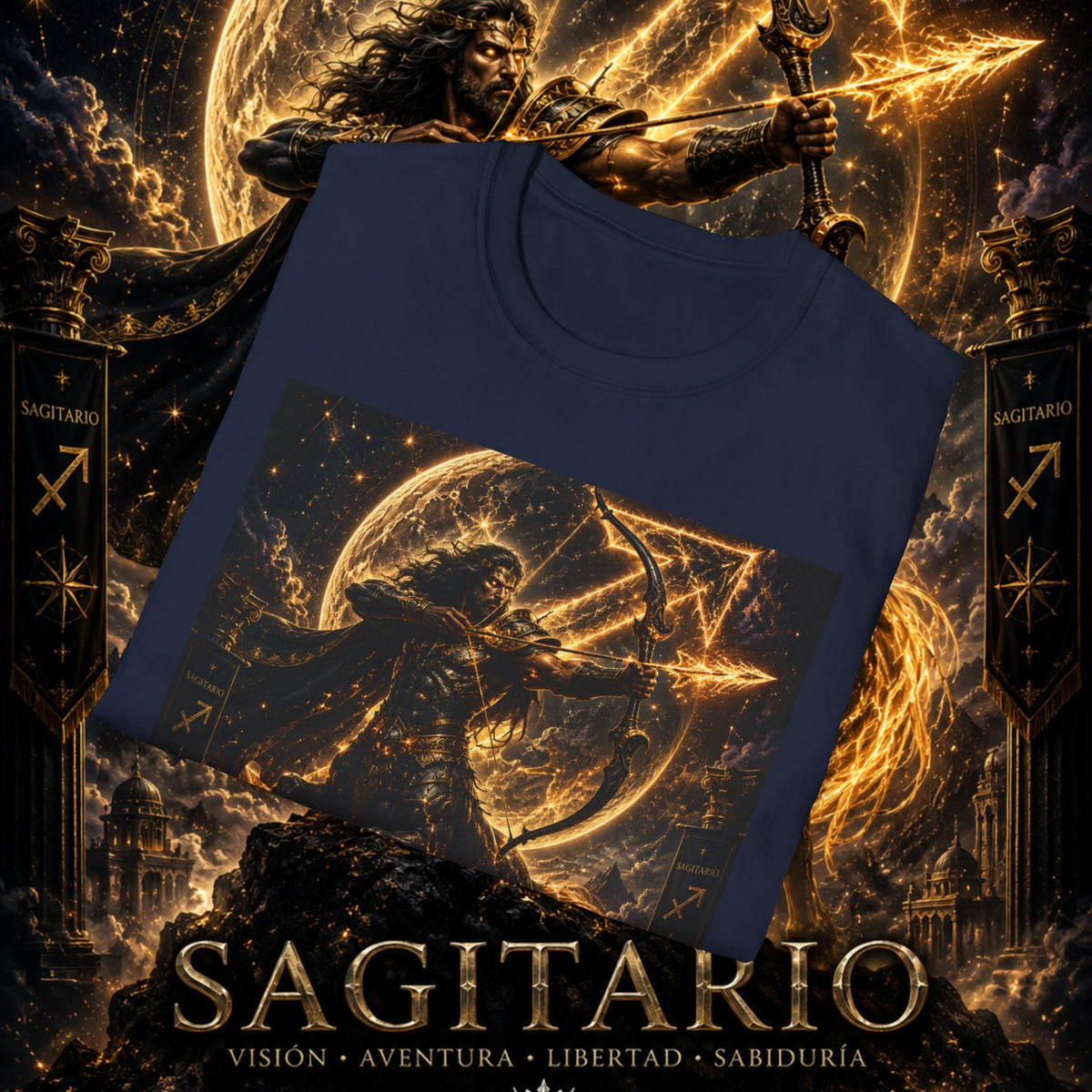 "Camiseta Sagitario – El Cazador del Horizonte"