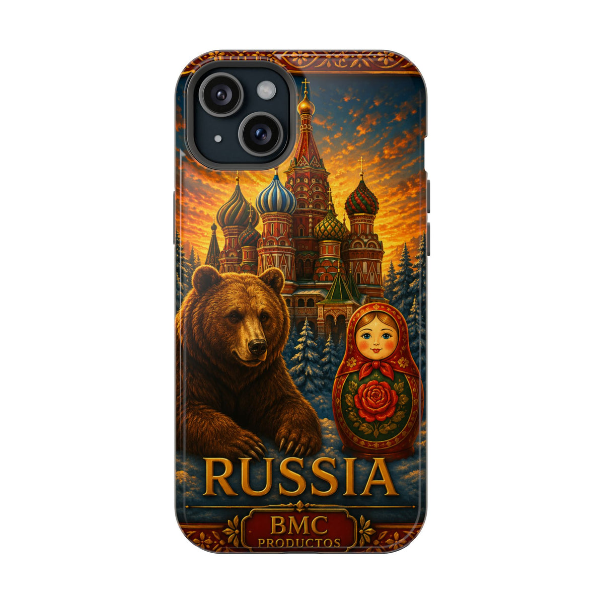 "Reinforced Magnetic Case Russia❄️ – Land of history, mystery, and grandeur"