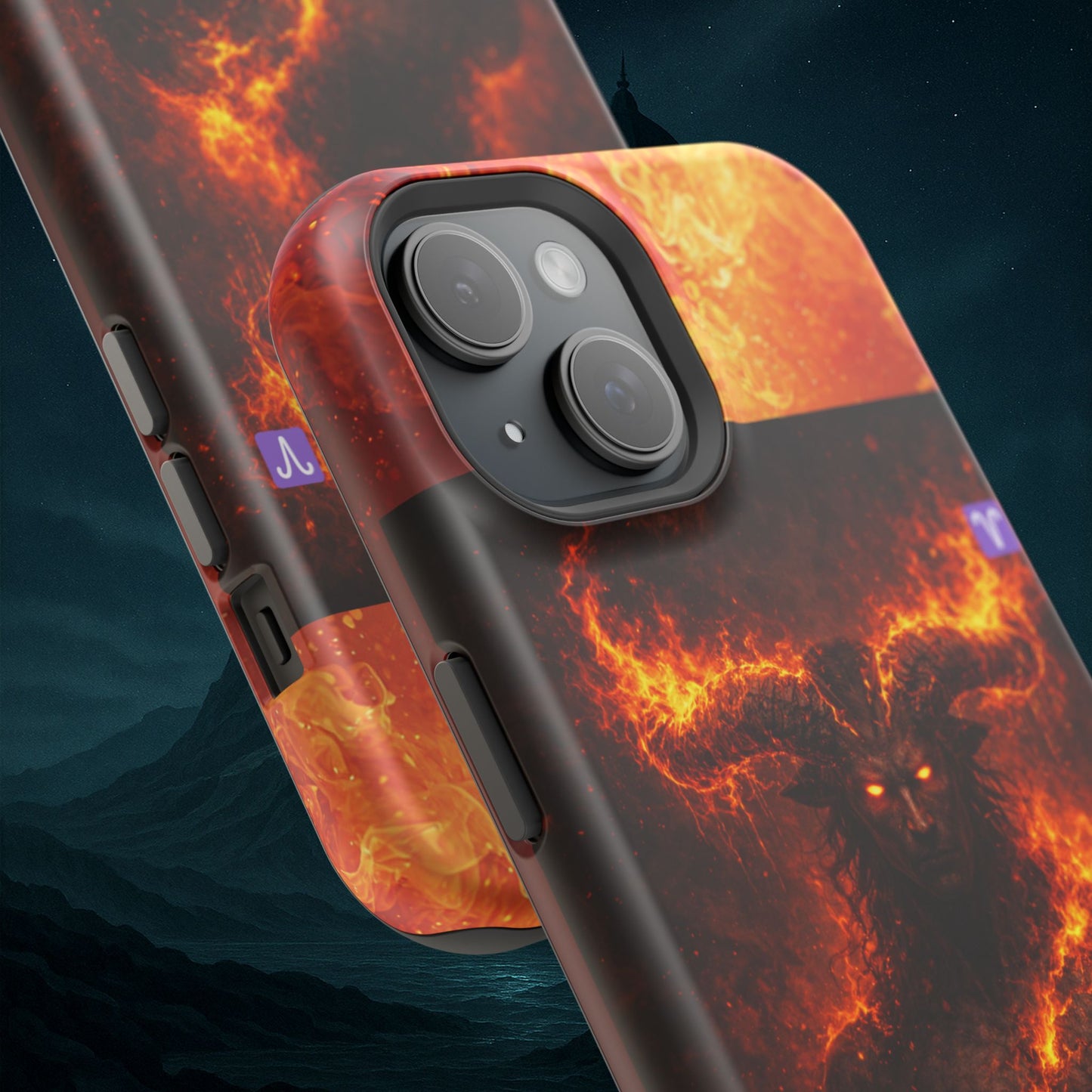 "Funda Magnética Reforzada ♈ Aries — Espíritu de fuego"