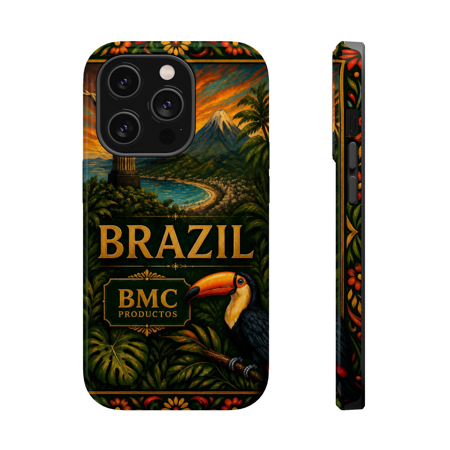 "Funda Magnética Reforzada Magnética Reforzada Brasil: Ritmo, Naturaleza y Alegría Infinita 🎶🌴🏖️"