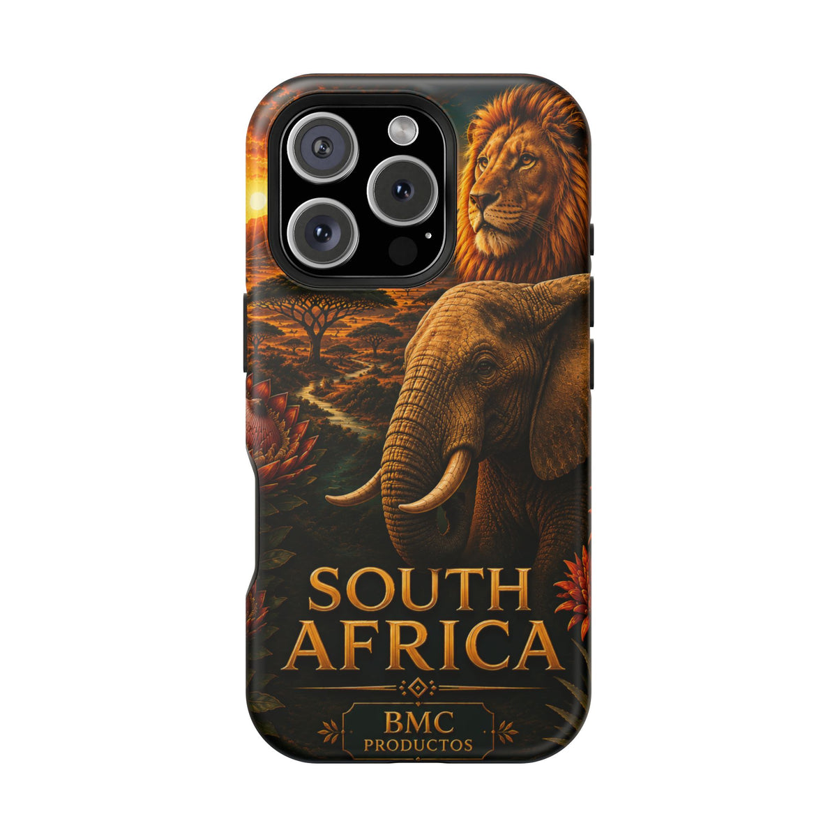 "Reinforced Magnetic Case South Africa 🌍 – A world of adventure and diversity"
