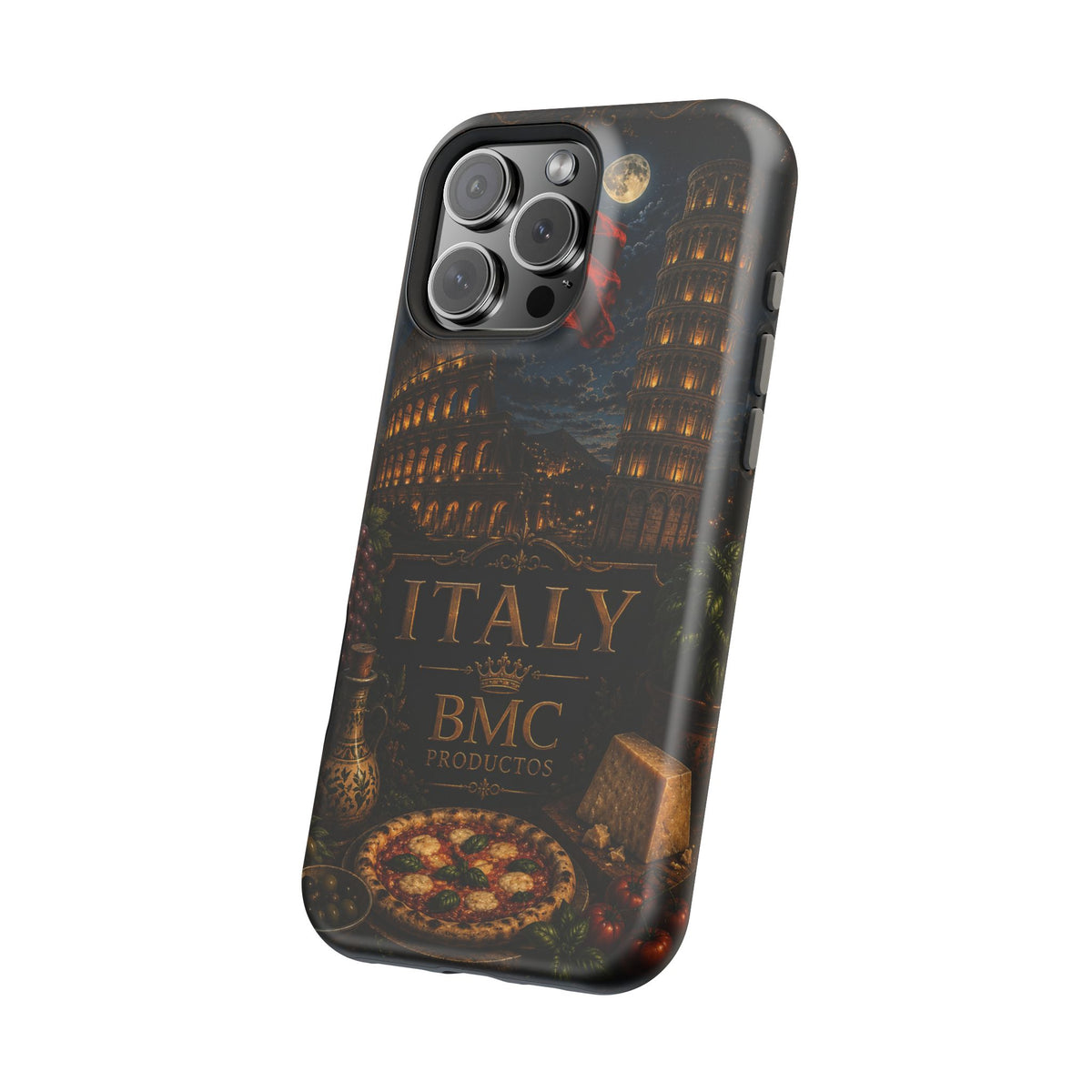 "Funda Magnética Reforzada Magnética Reforzada Italia: Arte, Pasión y Sabores Eternos 🎨🍝🏛️"
