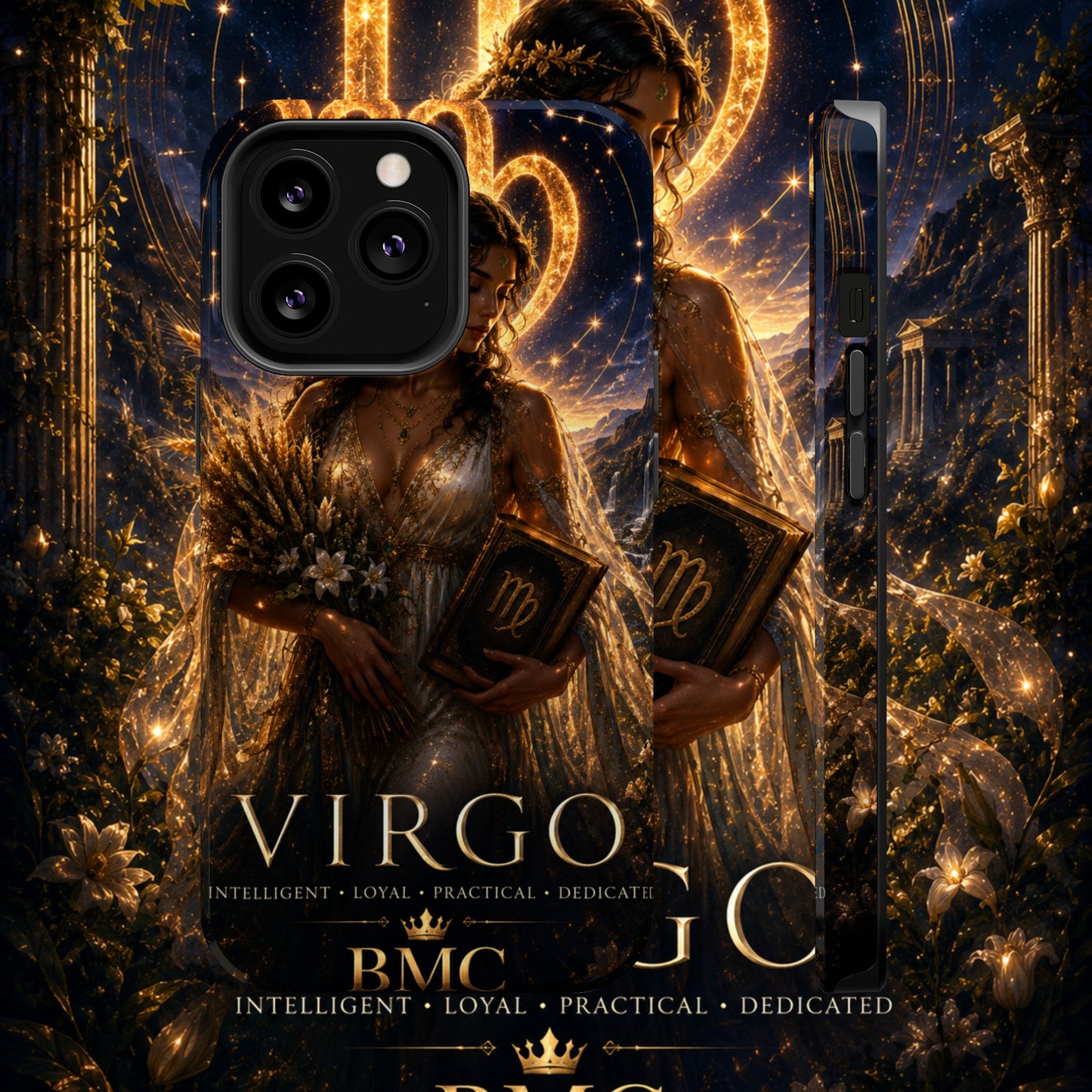 "Funda Magnética Reforzada ♍ Virgo-La Guardiana del Conocimiento"