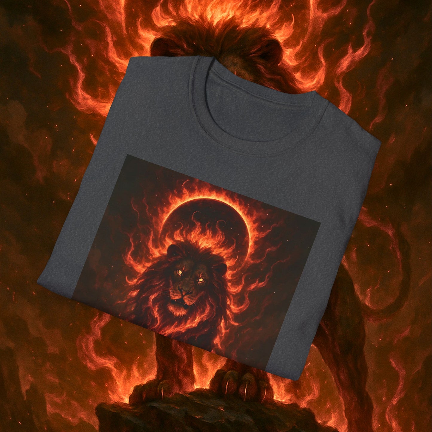 "Camiseta ♌ Leo — Soberano del fuego eterno"