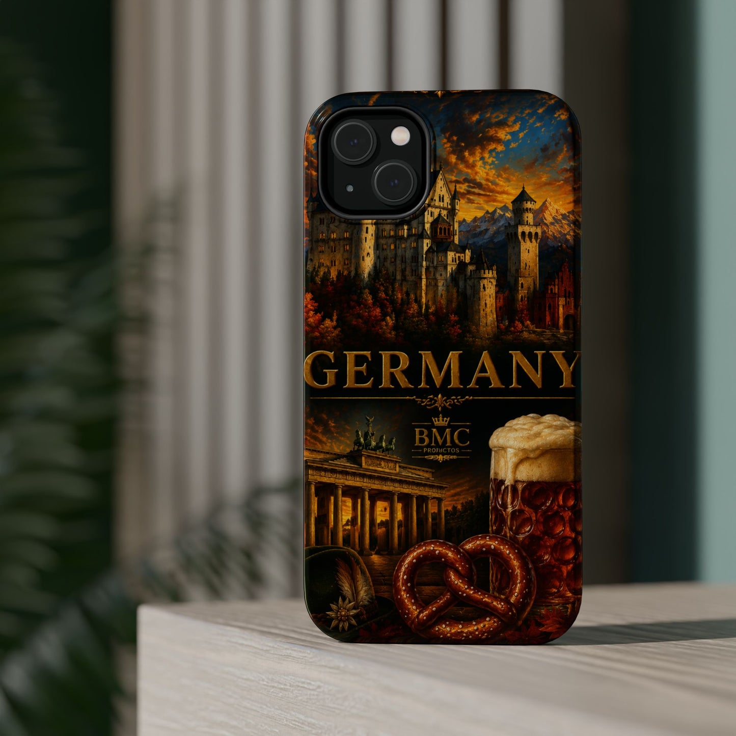 "Funda Magnética Reforzada Alemania: Fortaleza, Historia y Tradición 🎖️🏰🍺"