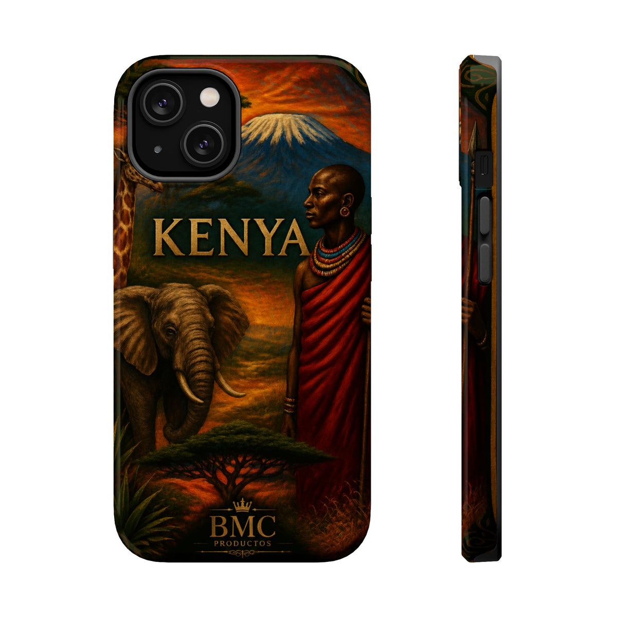 "Reinforced Magnetic Case Kenya: Wild Adventure and Land of Infinite Horizons 🦁🌄🏕️"