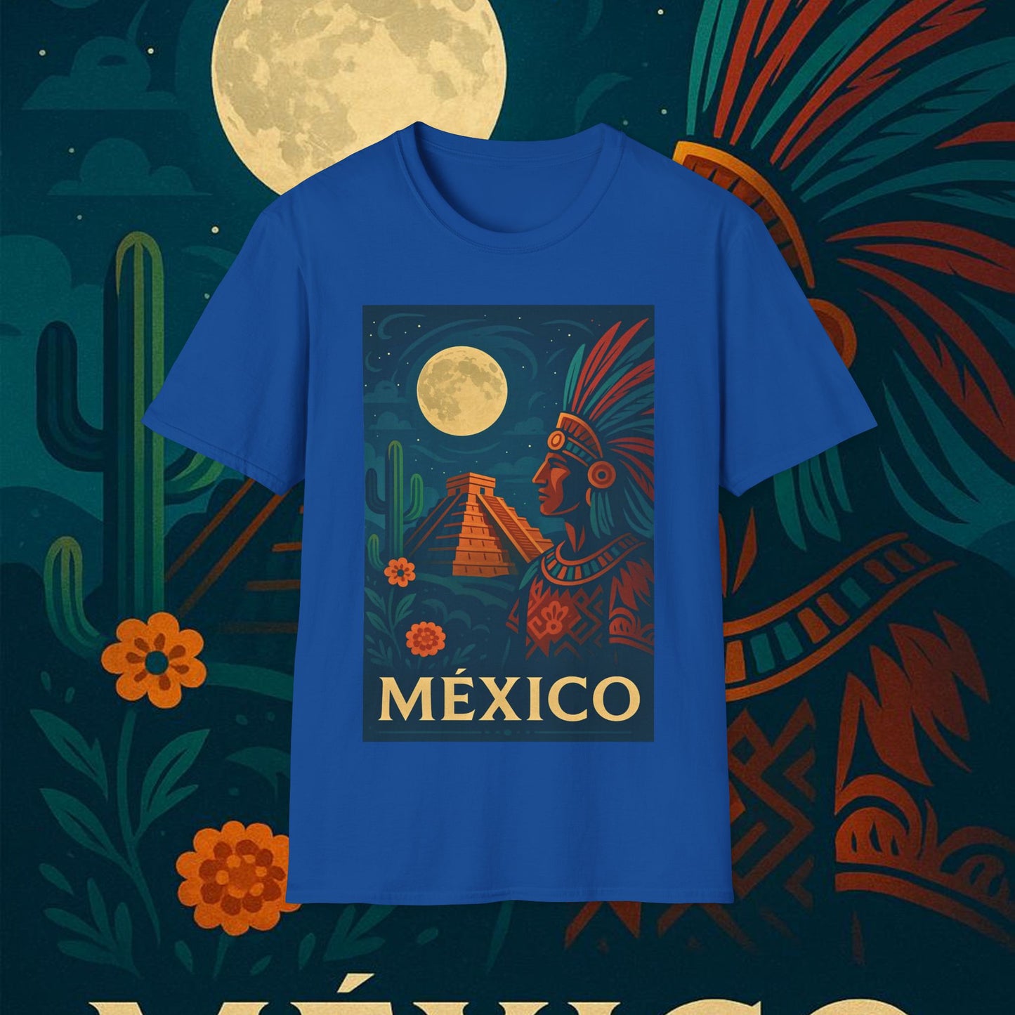 "Camiseta México: Tierra de Colores, Cultura y Corazón 🌵🎉🪅"