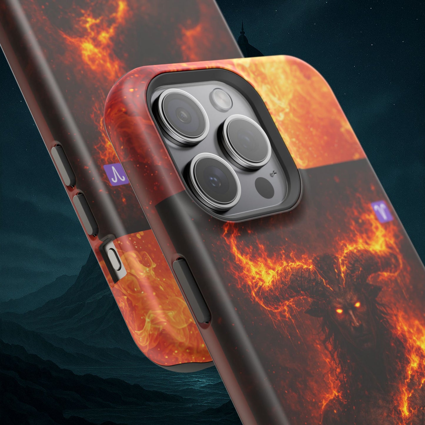 "Funda Magnética Reforzada ♈ Aries — Espíritu de fuego"
