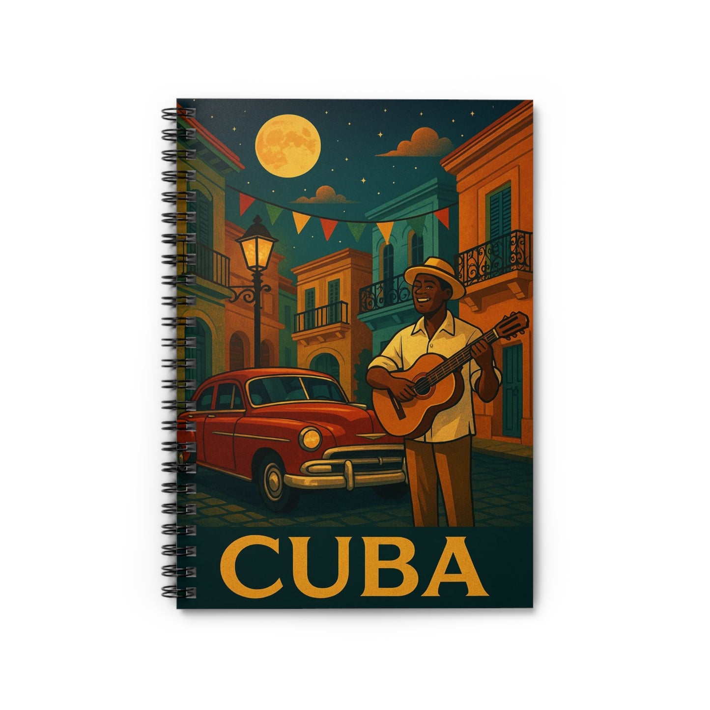 "libreta Cuba: Ritmo, Historia y Encanto Caribeño 🎺🚗🌴 "