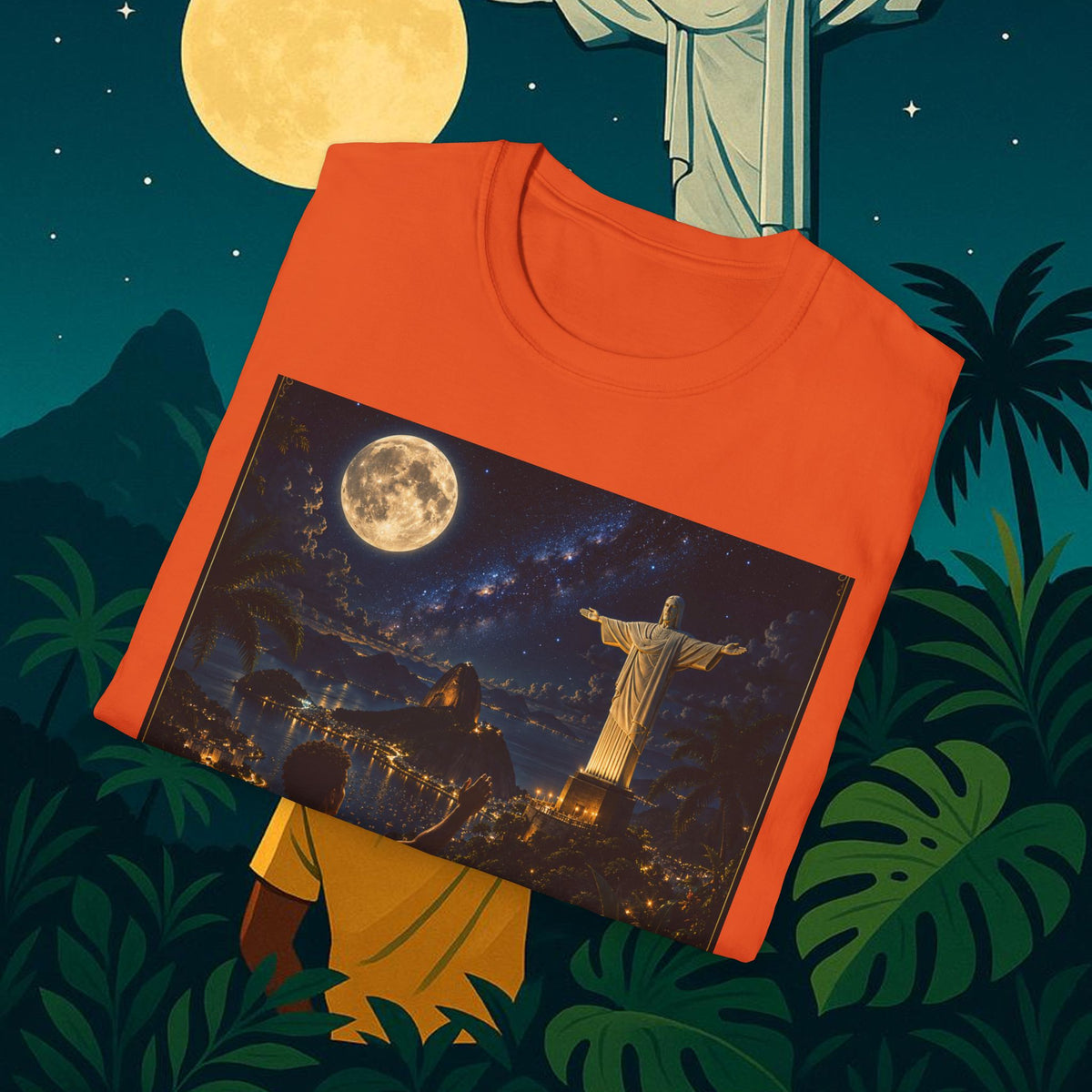 "Camiseta Brasil: Ritmo, Naturaleza y Alegría Infinita 🎶🌴🏖️"