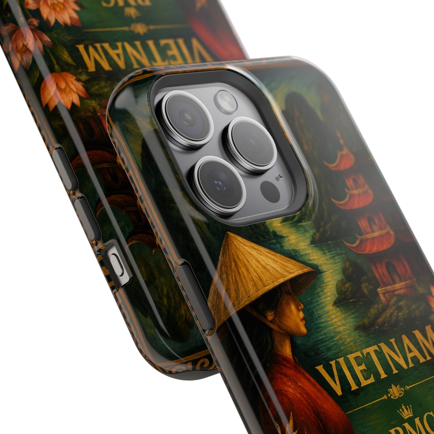 "Funda Magnética Reforzada Magnética Reforzada  Vietnam: Tradición, Naturaleza y Leyendas Ancestrales 🎋🏯🐉"