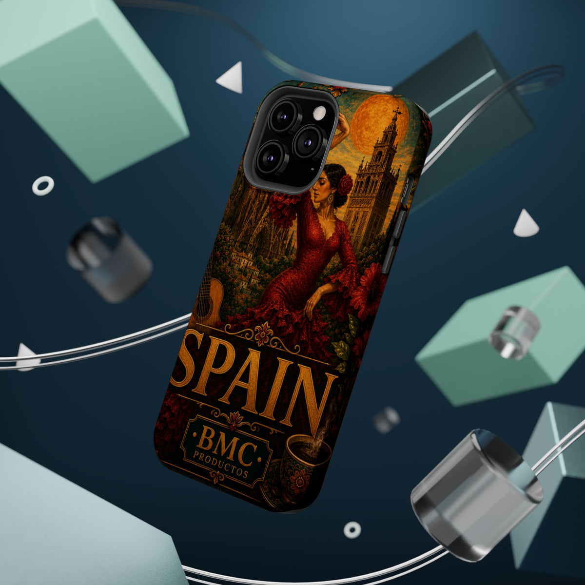 "Reinforced Magnetic Case Spain: Passion, Art, and Flavors That Make You Fall in Love 🎨💃🍷" 