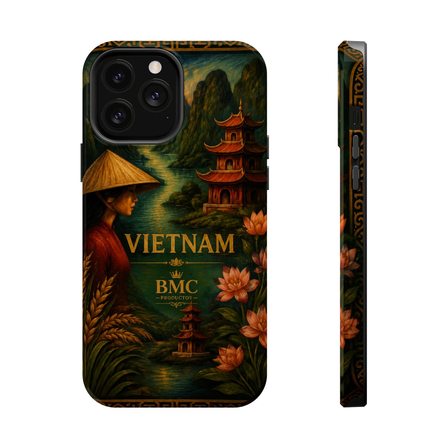 "Funda Magnética Reforzada Magnética Reforzada  Vietnam: Tradición, Naturaleza y Leyendas Ancestrales 🎋🏯🐉"