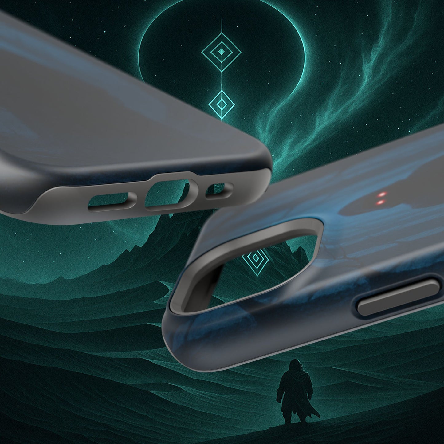 "Funda Magnética Reforzada🖤 El Vigía del Bosque Oscuro"