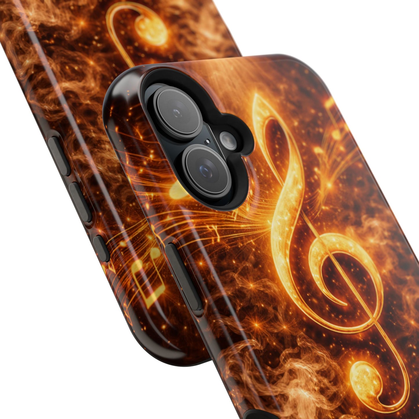 "Funda Magnética Reforzada Magnética Reforzada clave de sol 🎼🔥Donde nace una nota… nace una llama.” 🔥🎼