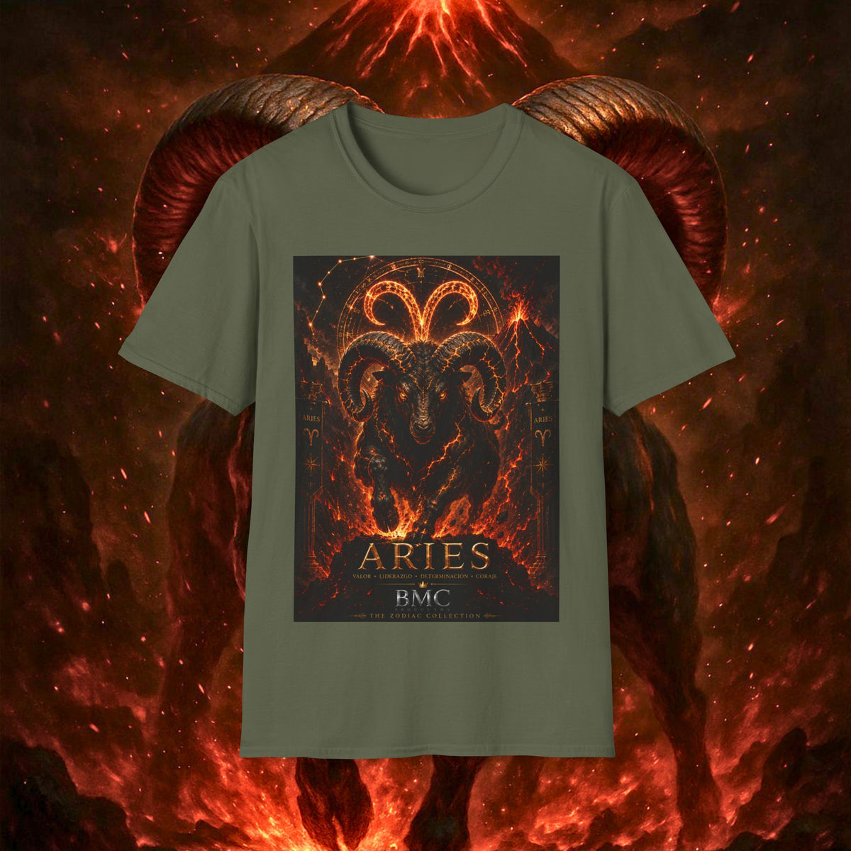 "Camiseta ♈ Aries — Espíritu de fuego"
