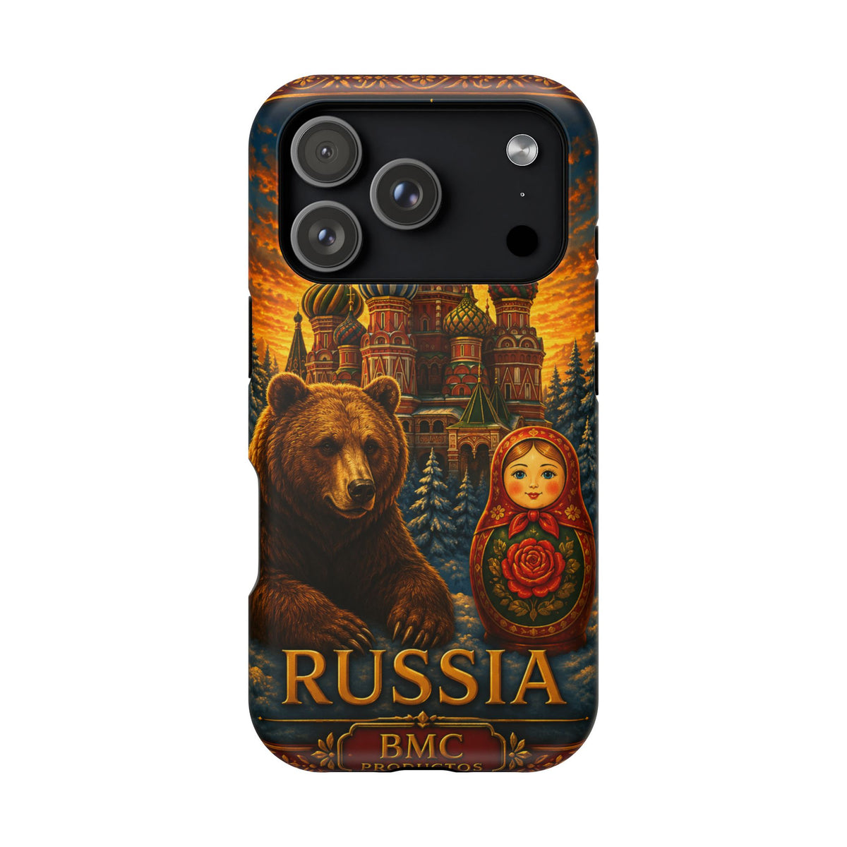 "Reinforced Magnetic Case Russia❄️ – Land of history, mystery, and grandeur"