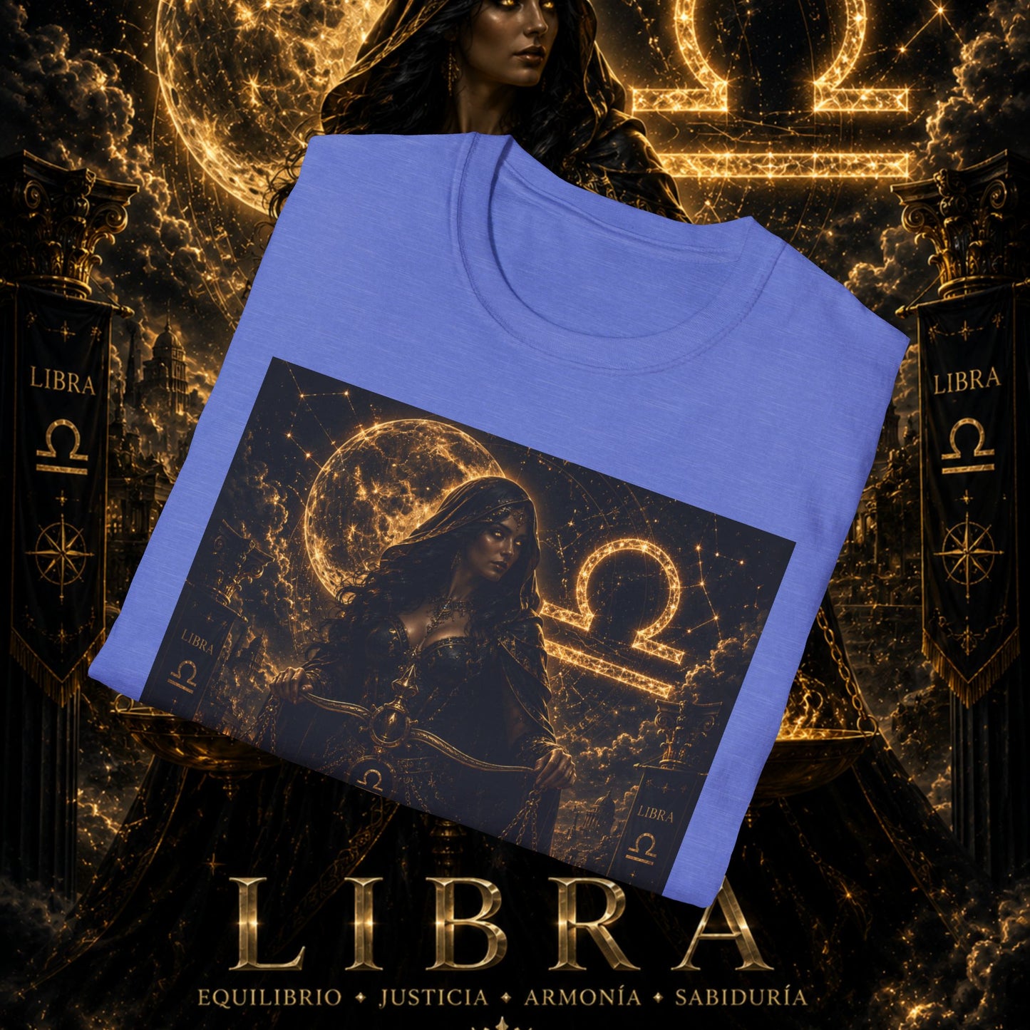 "Camiseta LIBRA – La Guardiana del Equilibrio"
