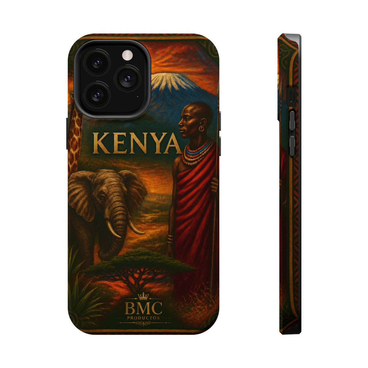 "Reinforced Magnetic Case Kenya: Wild Adventure and Land of Infinite Horizons 🦁🌄🏕️"