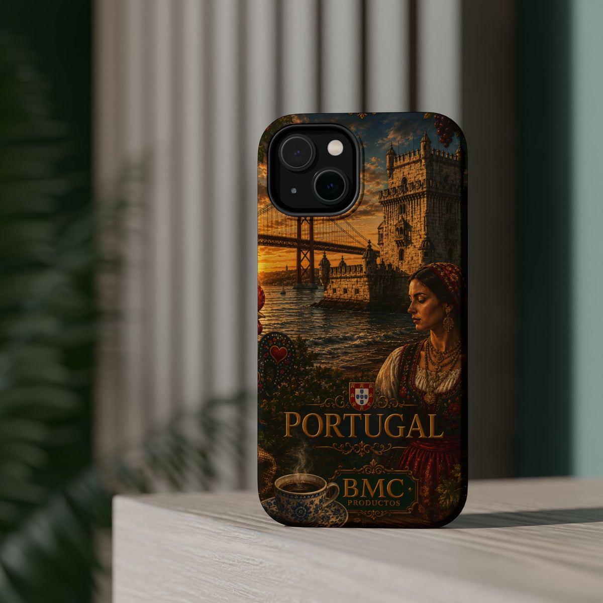 "Reinforced Magnetic Case Portugal: Atlantic Charm, Fados and Azulejos 🌊🎶🧿"