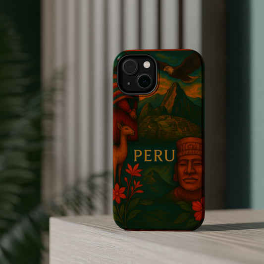 "Funda Magnética Reforzada Perú: Misticismo, Historia y Maravillas Eternas 🏔️🦙🛕"