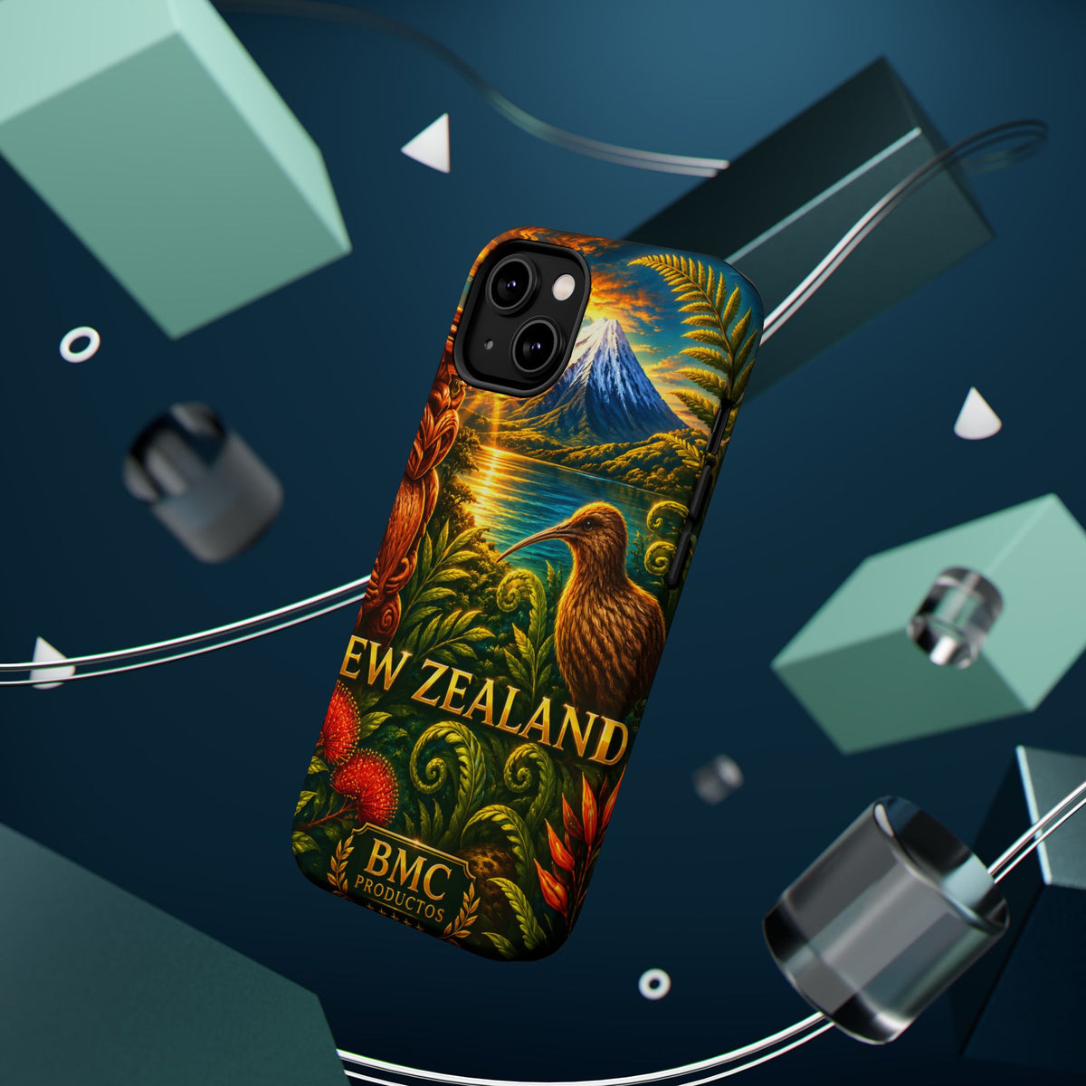 "New Zealand Reinforced Magnetic Case🏞️ – A paradise of nature and adventure"