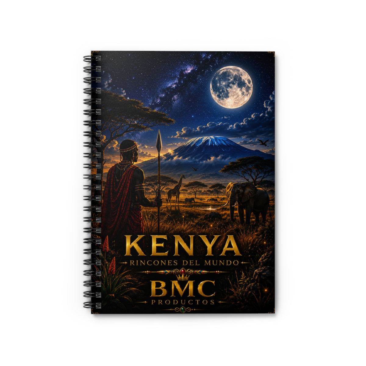 "Kenya notebook: Wild Adventure and Land of Infinite Horizons 🦁🌄🏕️"