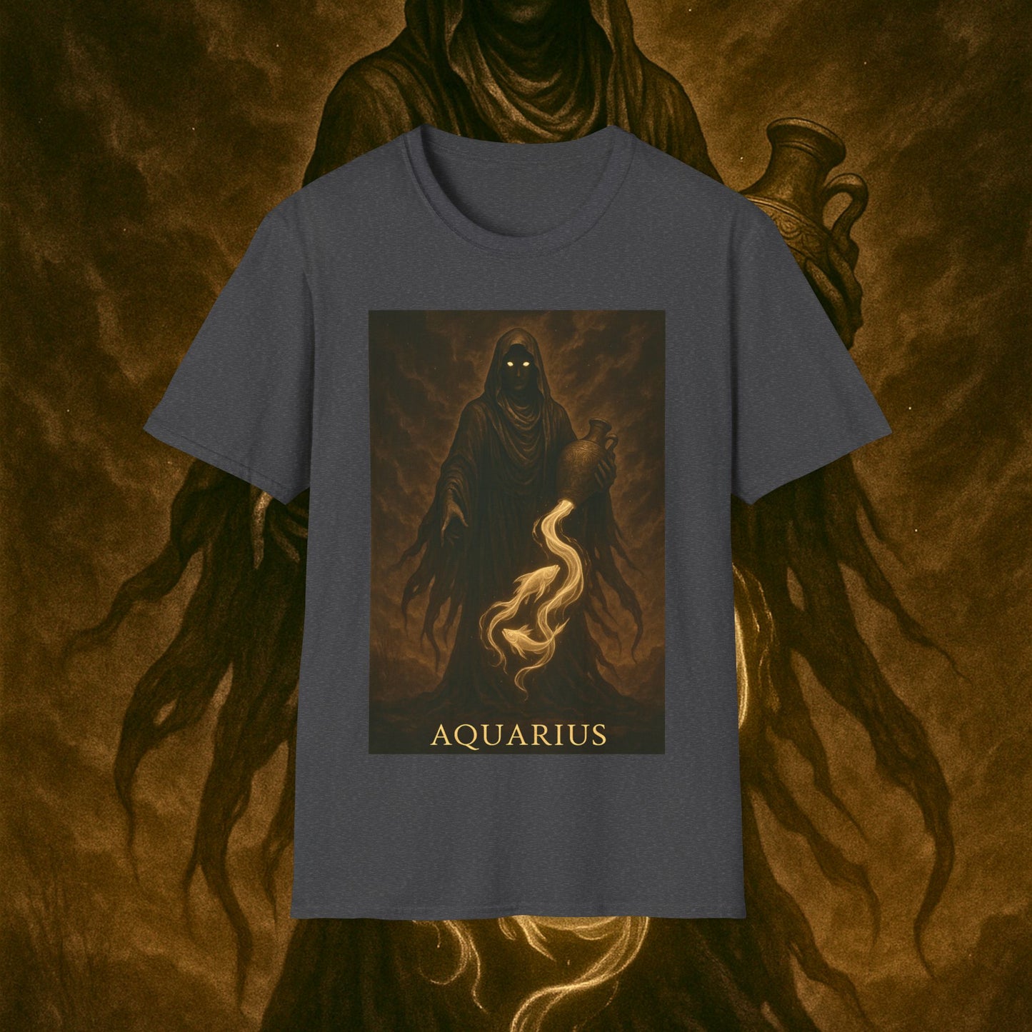 "Camiseta ♒ ACUARIO – El Visionario del Cielo y el Agua"