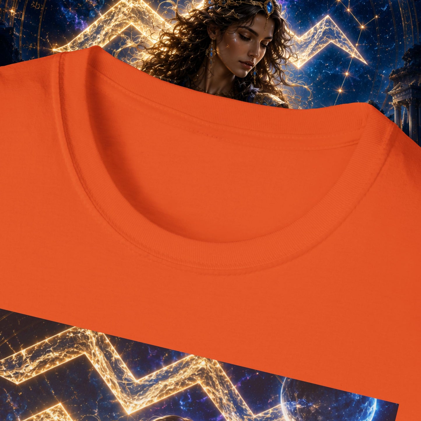 "Camiseta ♒ ACUARIO M– La Visionaria del Cielo y el Agua"